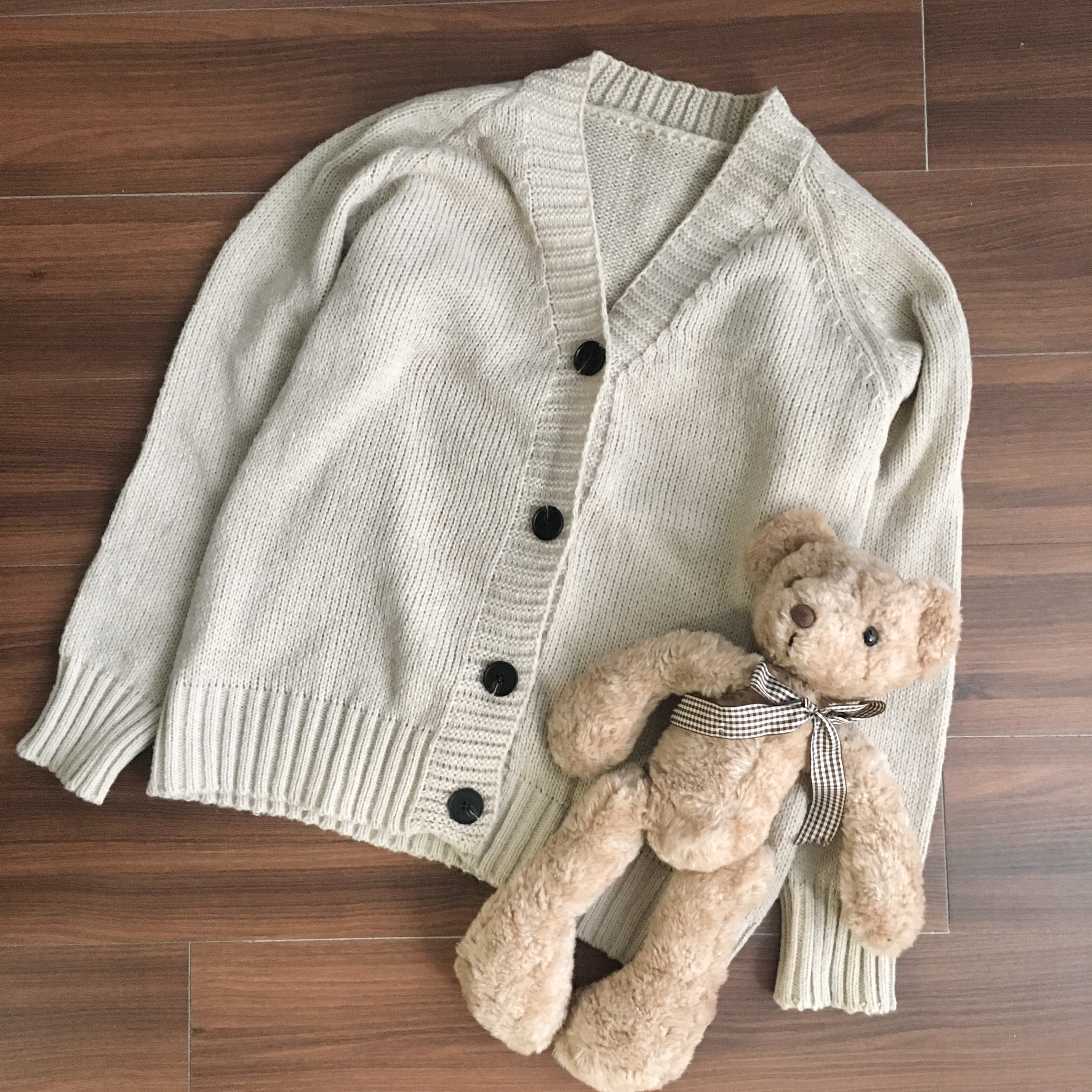 オーバーサイズボタンニットカーディガン | ファッション通販サイト NUGU