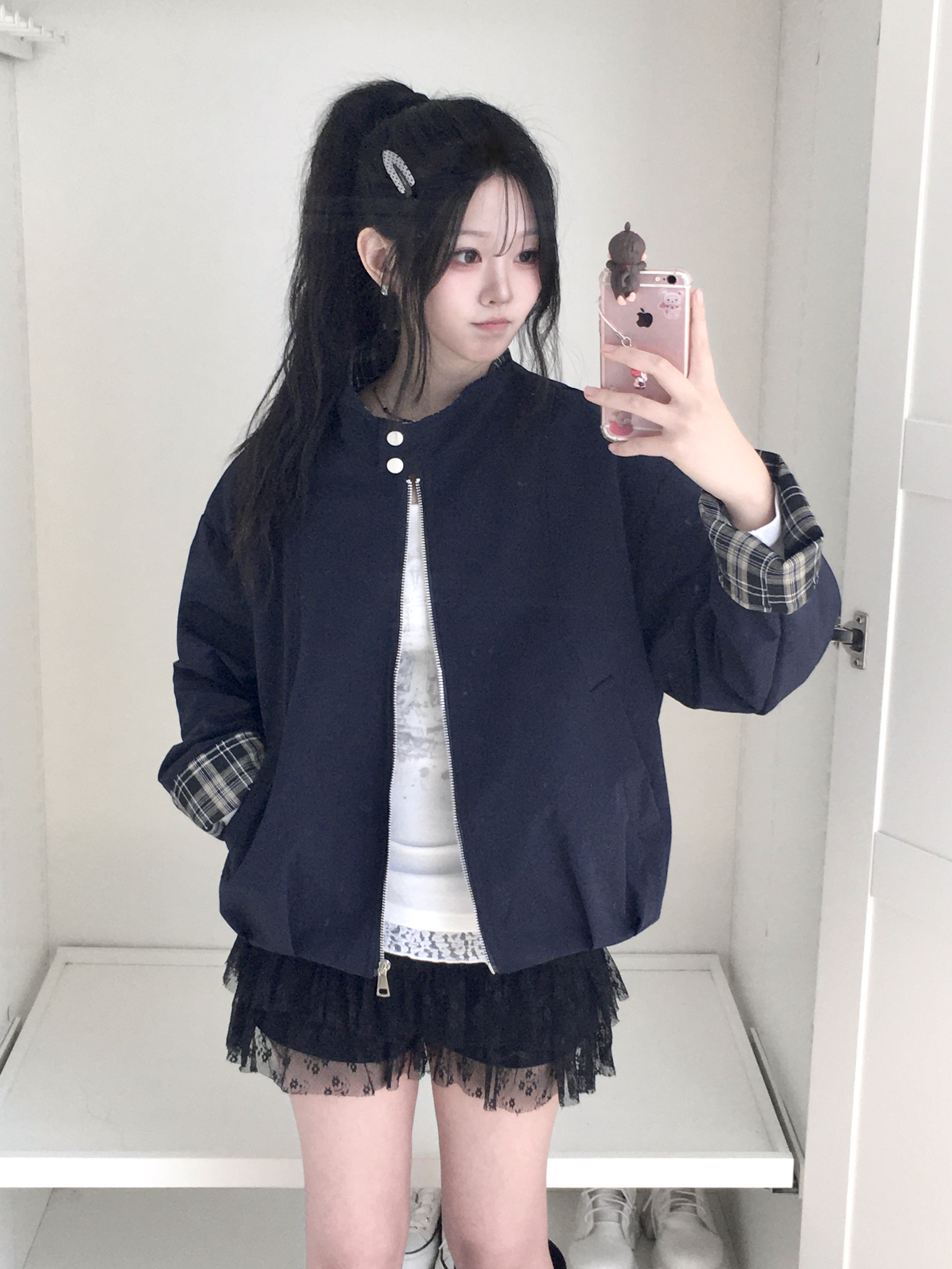 チェックボンバージャケット | ファッション通販サイト NUGU