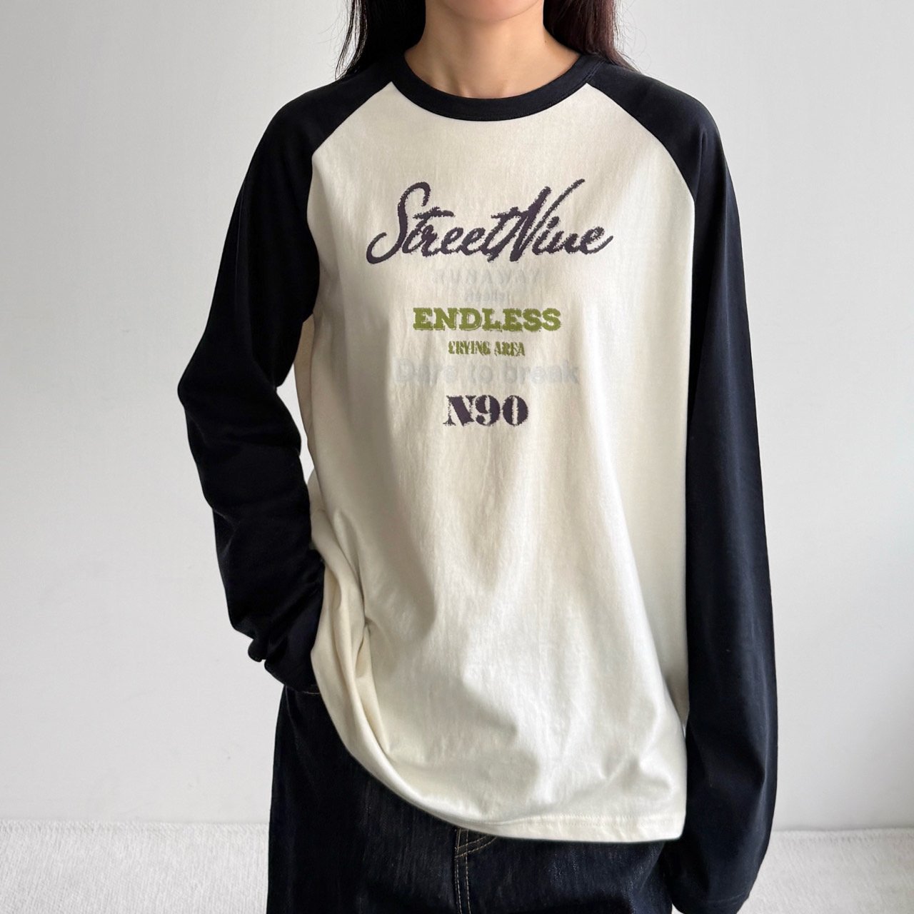 新品未使用 NOFX Los Dodgers ラグランTシャツ XLサイズ d18225-101-464337-0.jpg