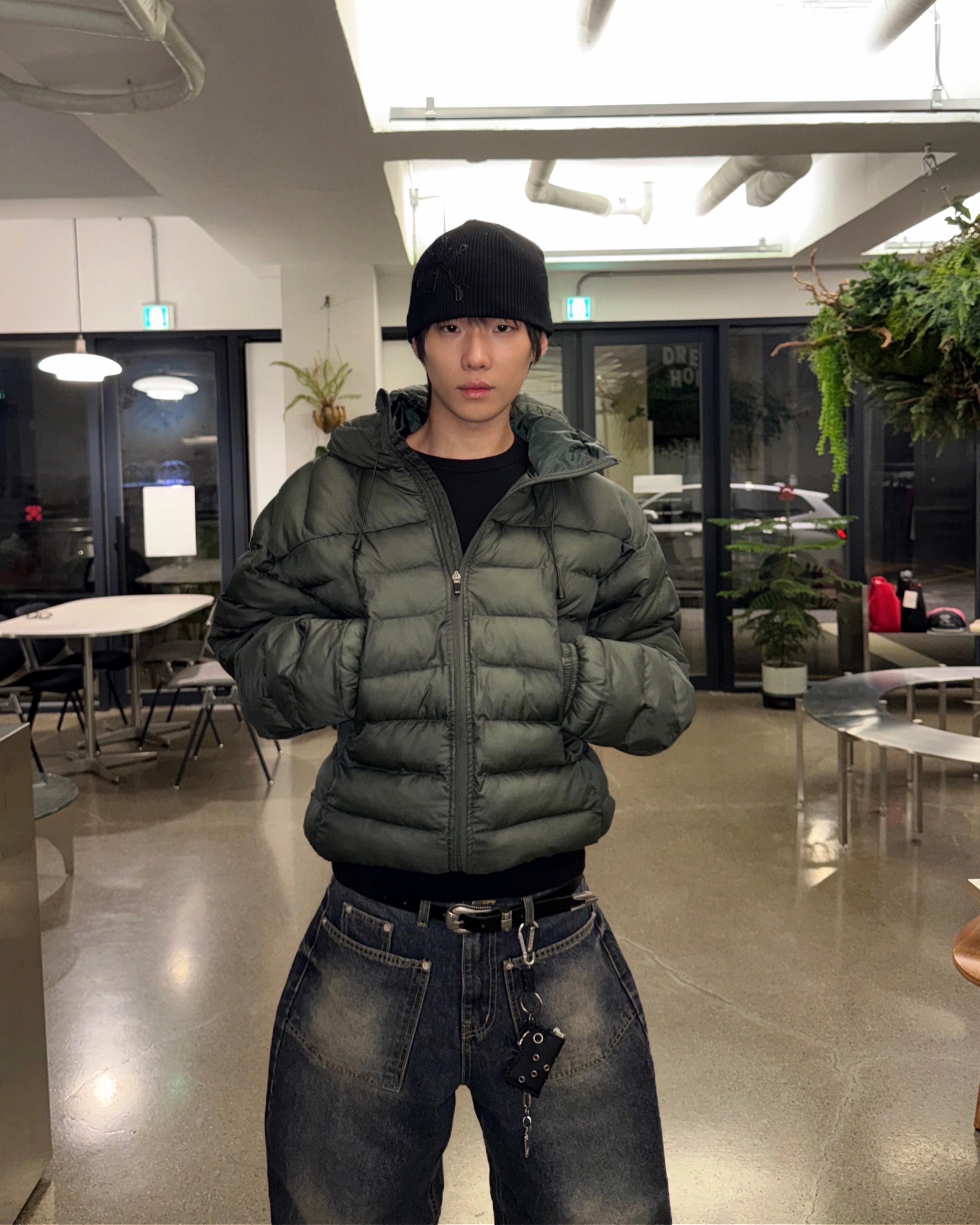 軽量フード付きキルティングパディング | ファッション通販サイト NUGU