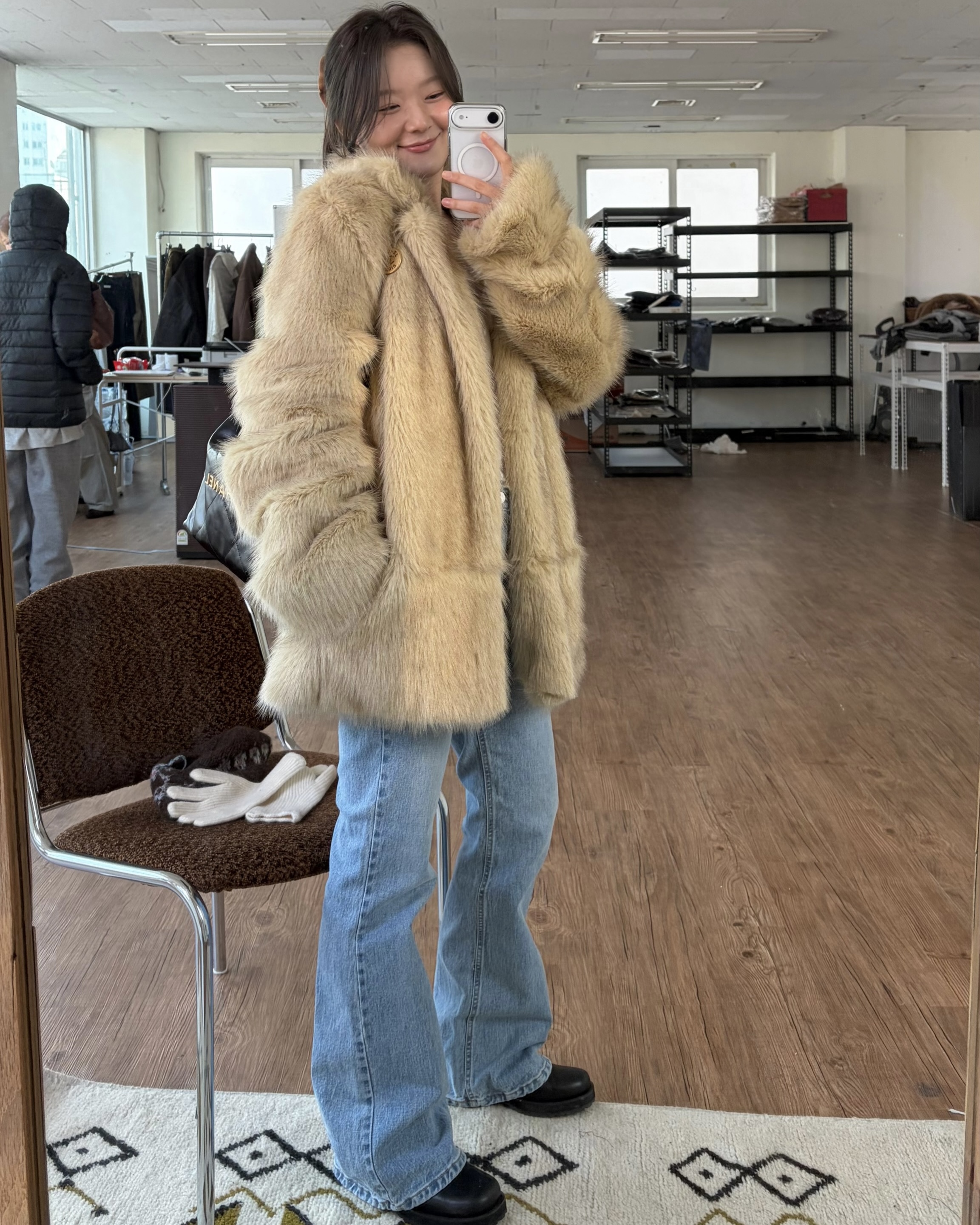 daddy fur jacket
