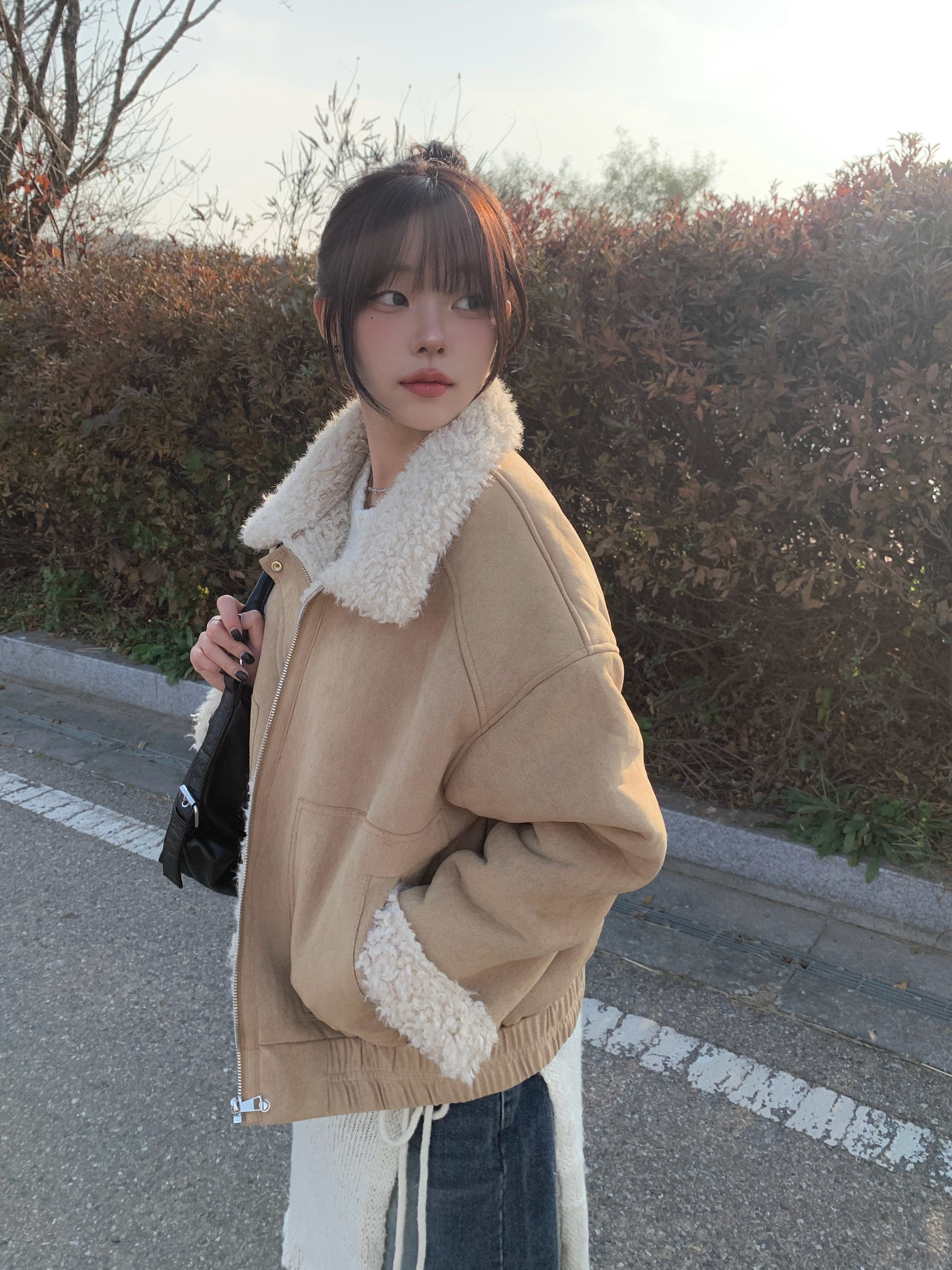 nugu アウター ファー/ムートンコート アウター レディース - セレクト