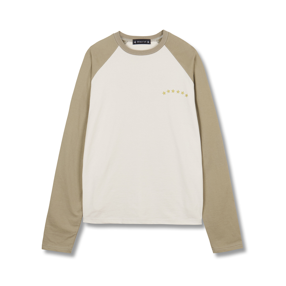 Bluesf Signature Raglan Long Sleeve - Olive
