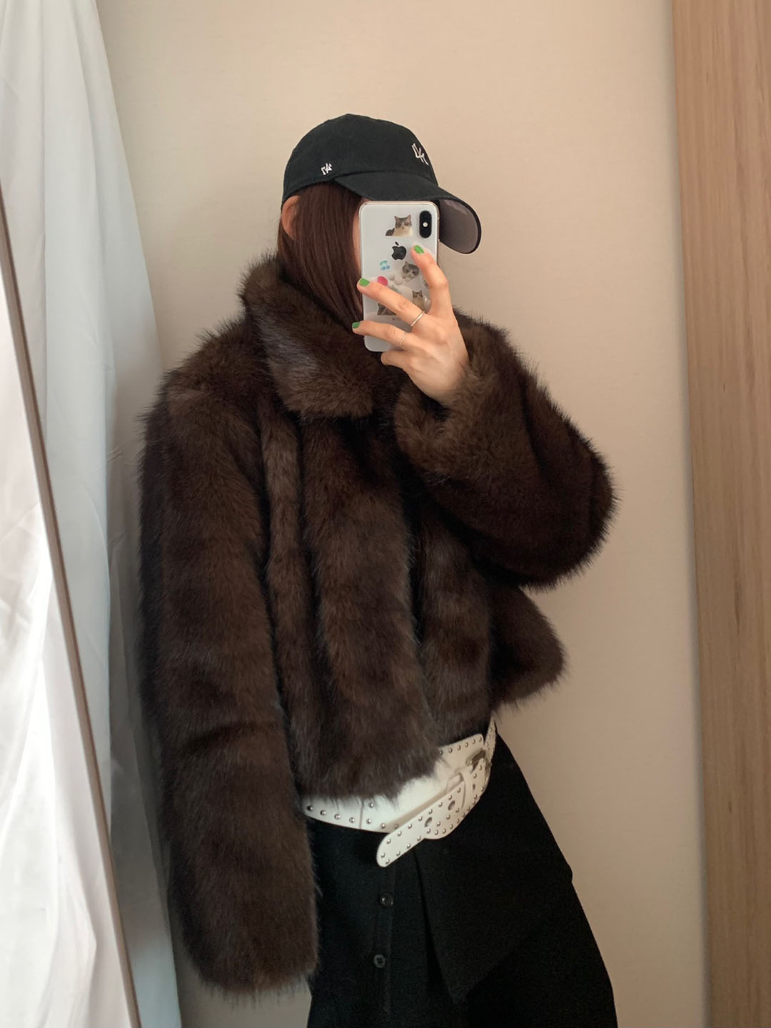 ミンクカラーフェイクファージャケット | ファッション通販サイト NUGU