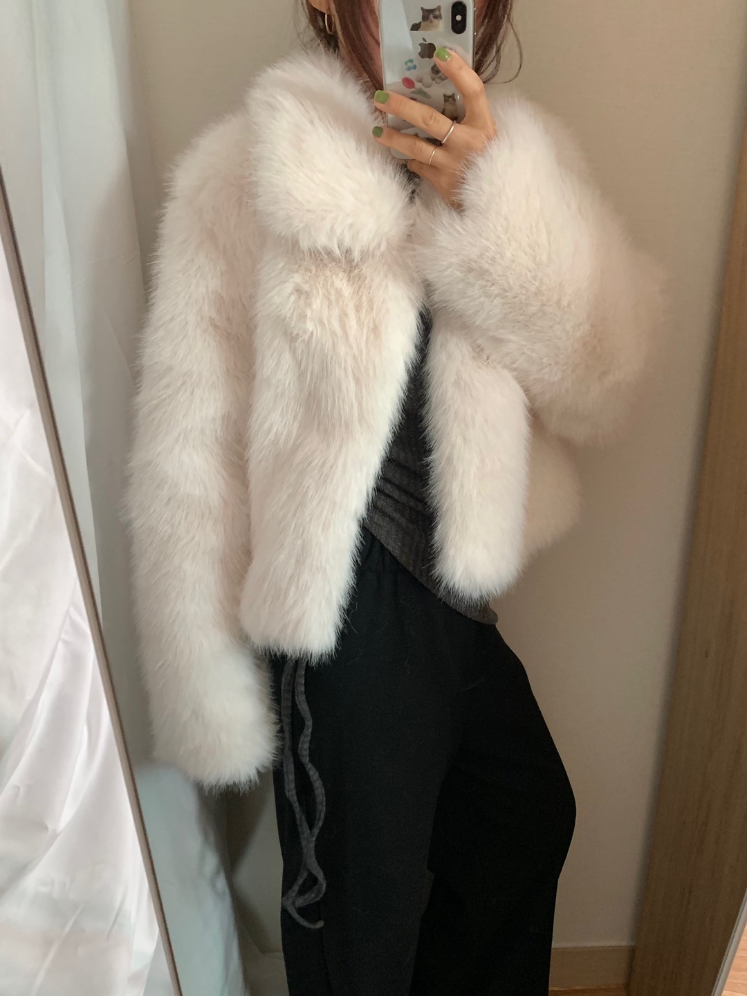 ミンクファージャケット DAIFUR RARE＆ ミンク MINK ファージャケット ベージュ sankyo shokai