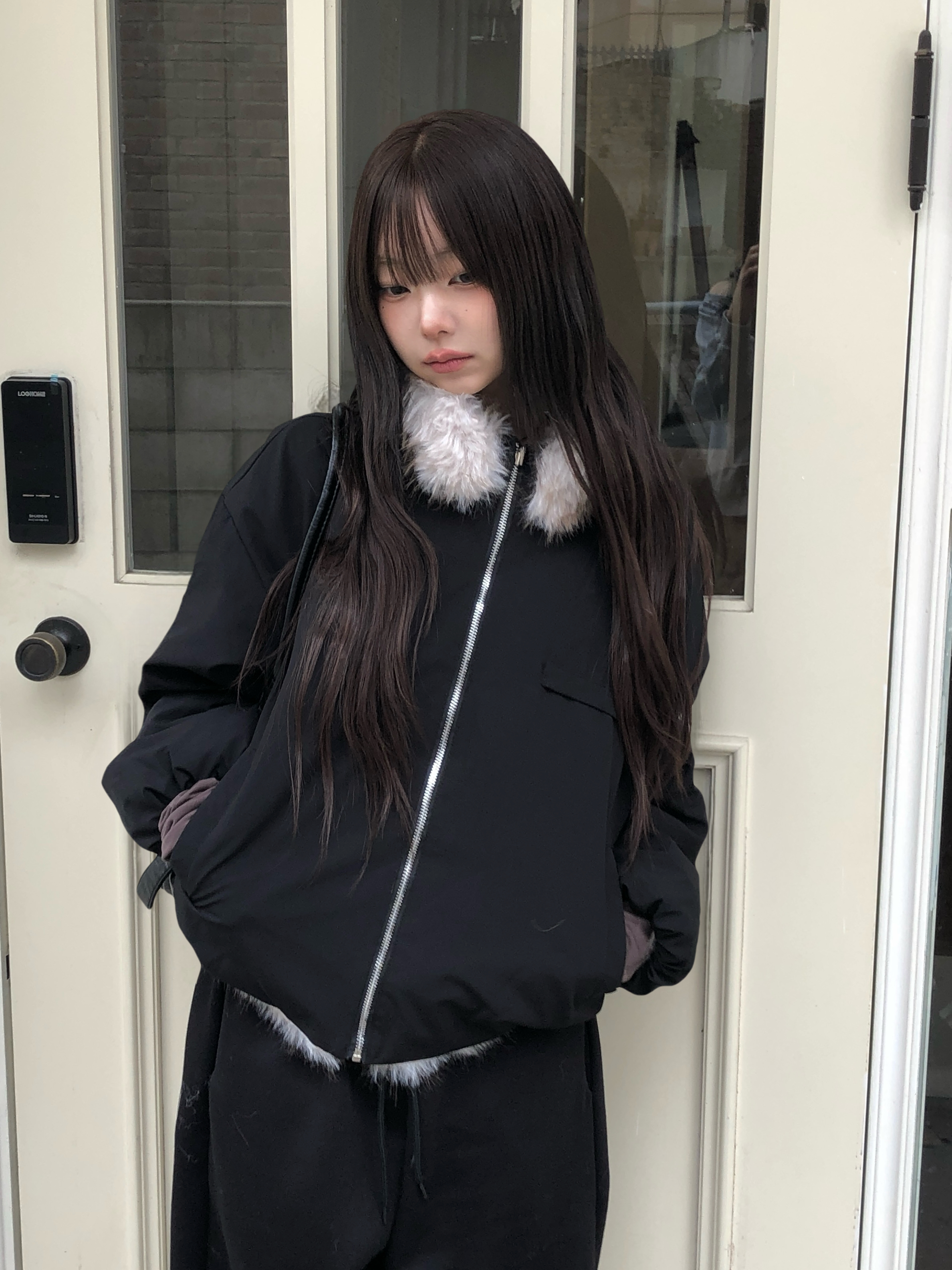 リバーシブルフェイクファーブルゾン | ファッション通販サイト NUGU