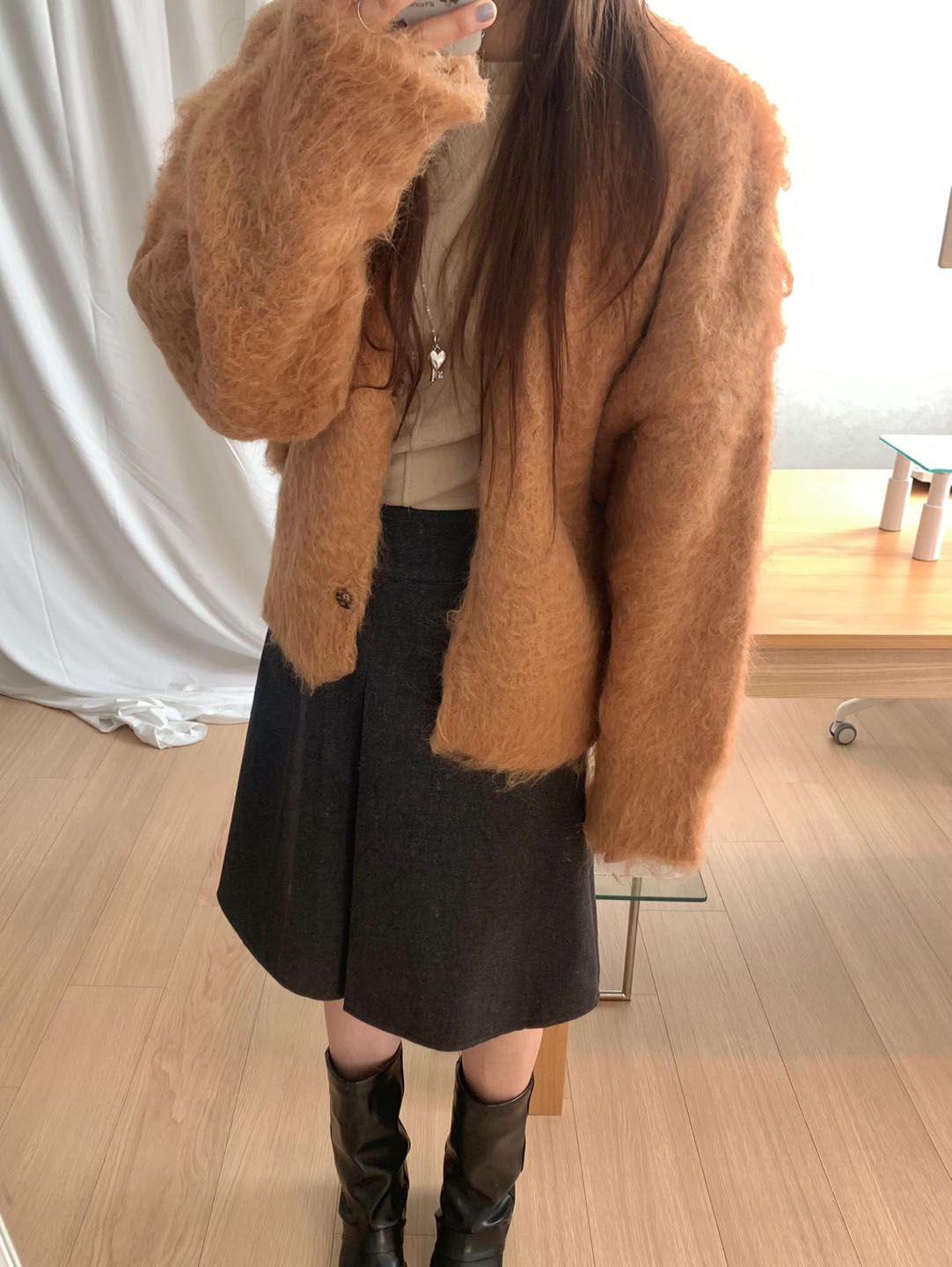 【美品】GUDRUN&GUDRUN モヘアニットカーディガン 美品】GUDRUN&GUDRUN モヘアニットカーディガン GUDRUN&GUDRUN