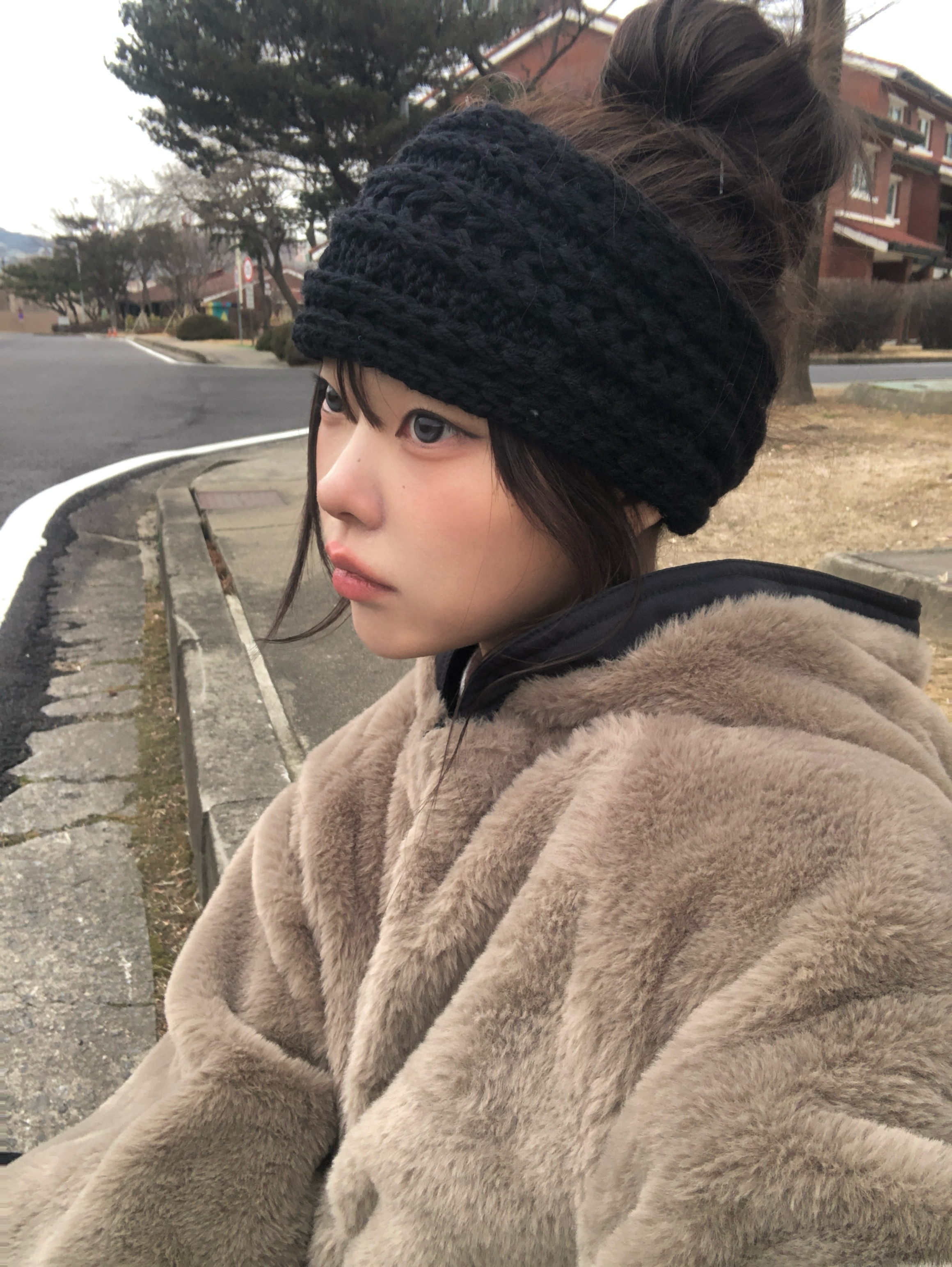 ケーブル編みリボンニットヘアバンド | ファッション通販サイト NUGU