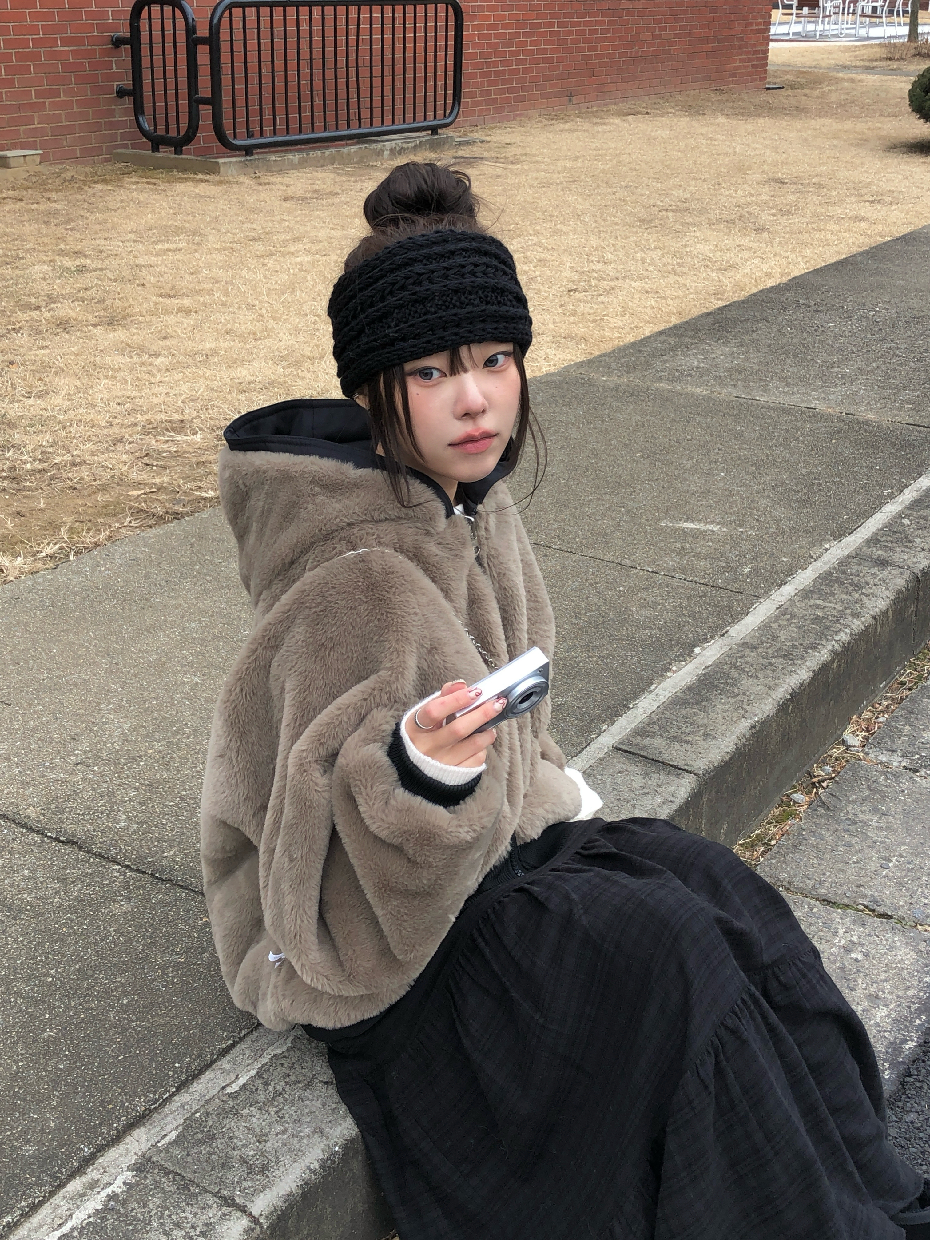 Lily パープル ケーブル編み ヘアバンド ケーブル編みリボンニットヘアバンド | ファッション通販サイト NUGU