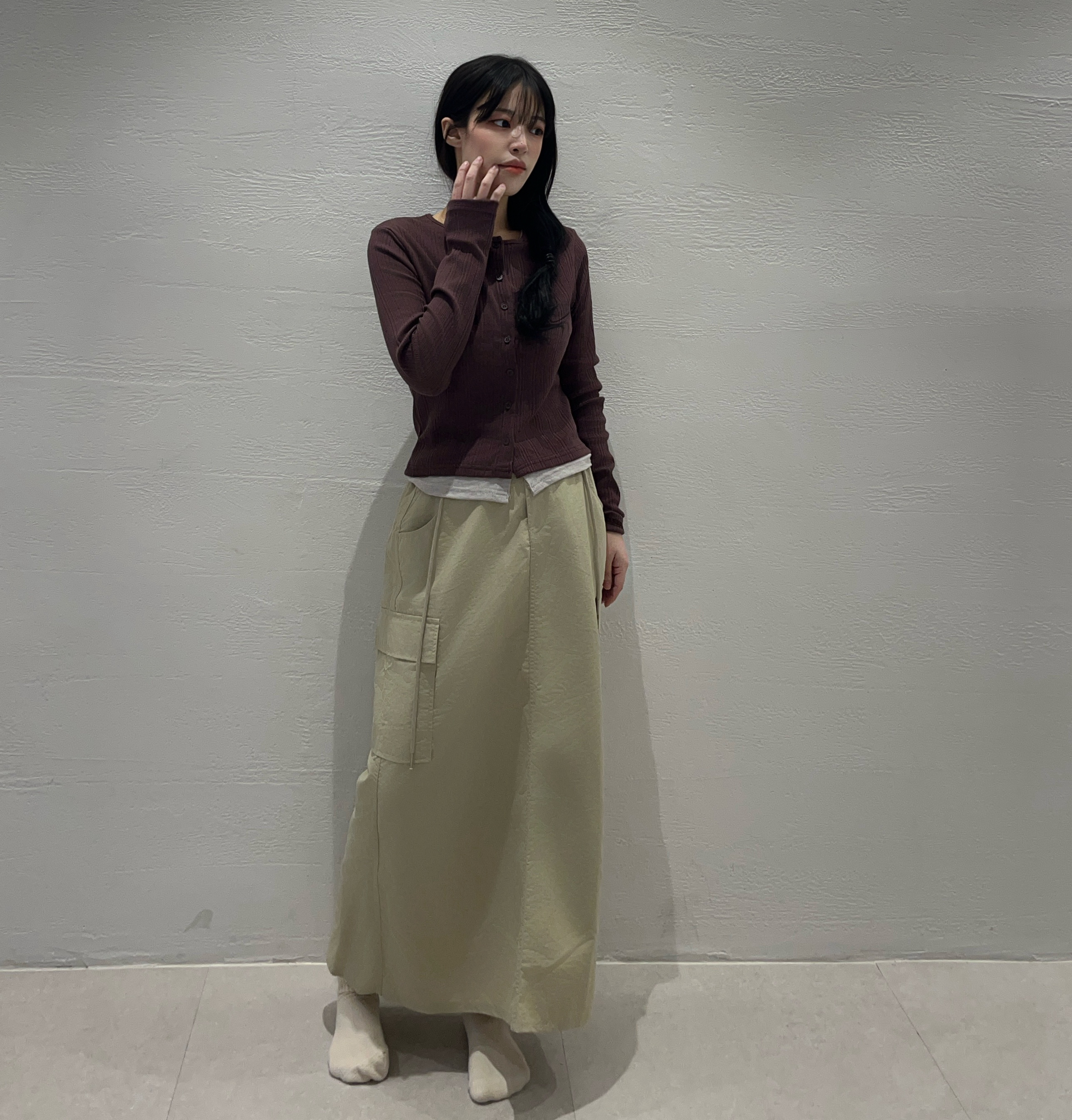 カーゴウエストゴムスカート | ファッション通販サイト NUGU