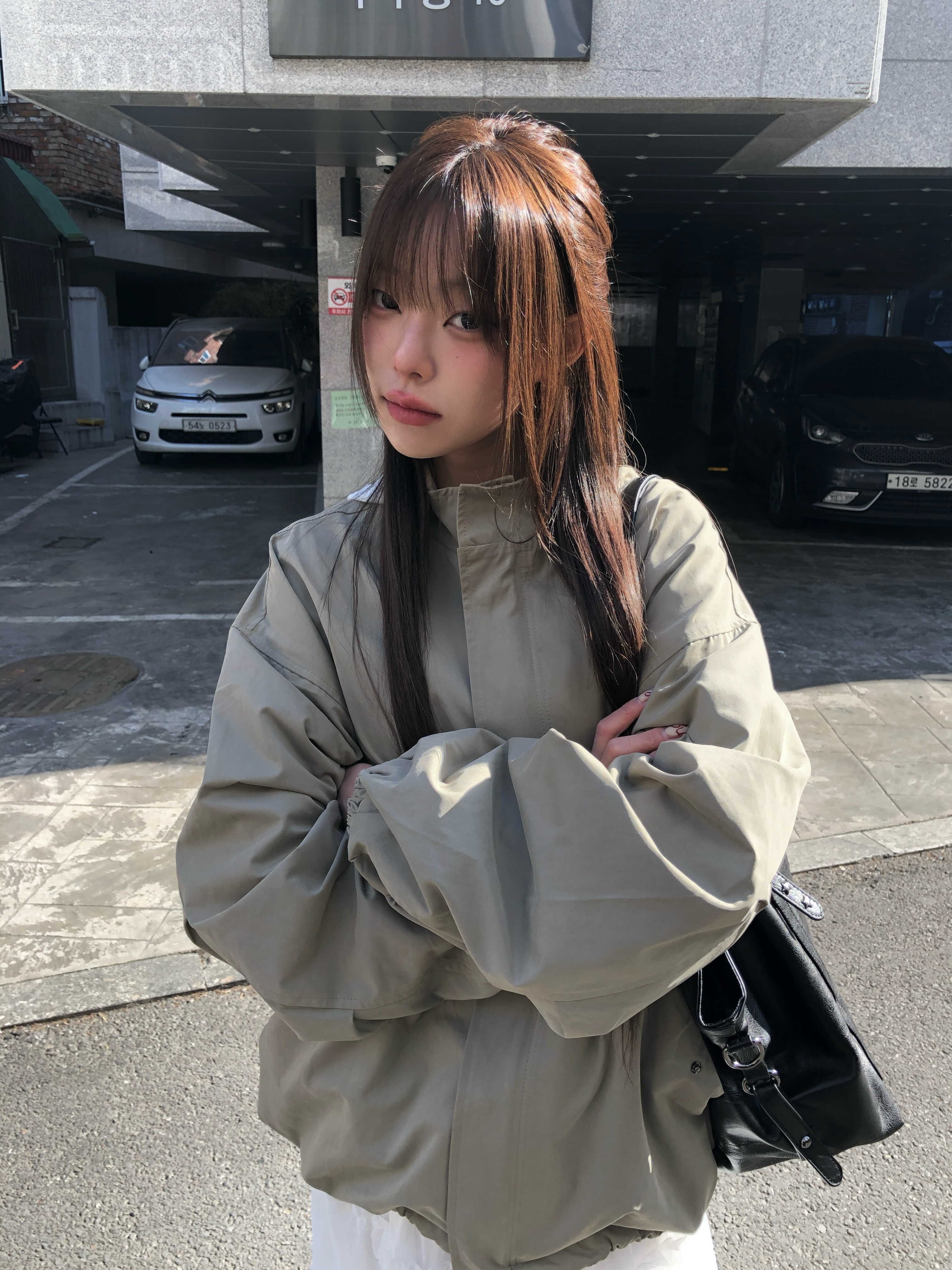 フラップポケットオーバーサイジングミリタリージャケット