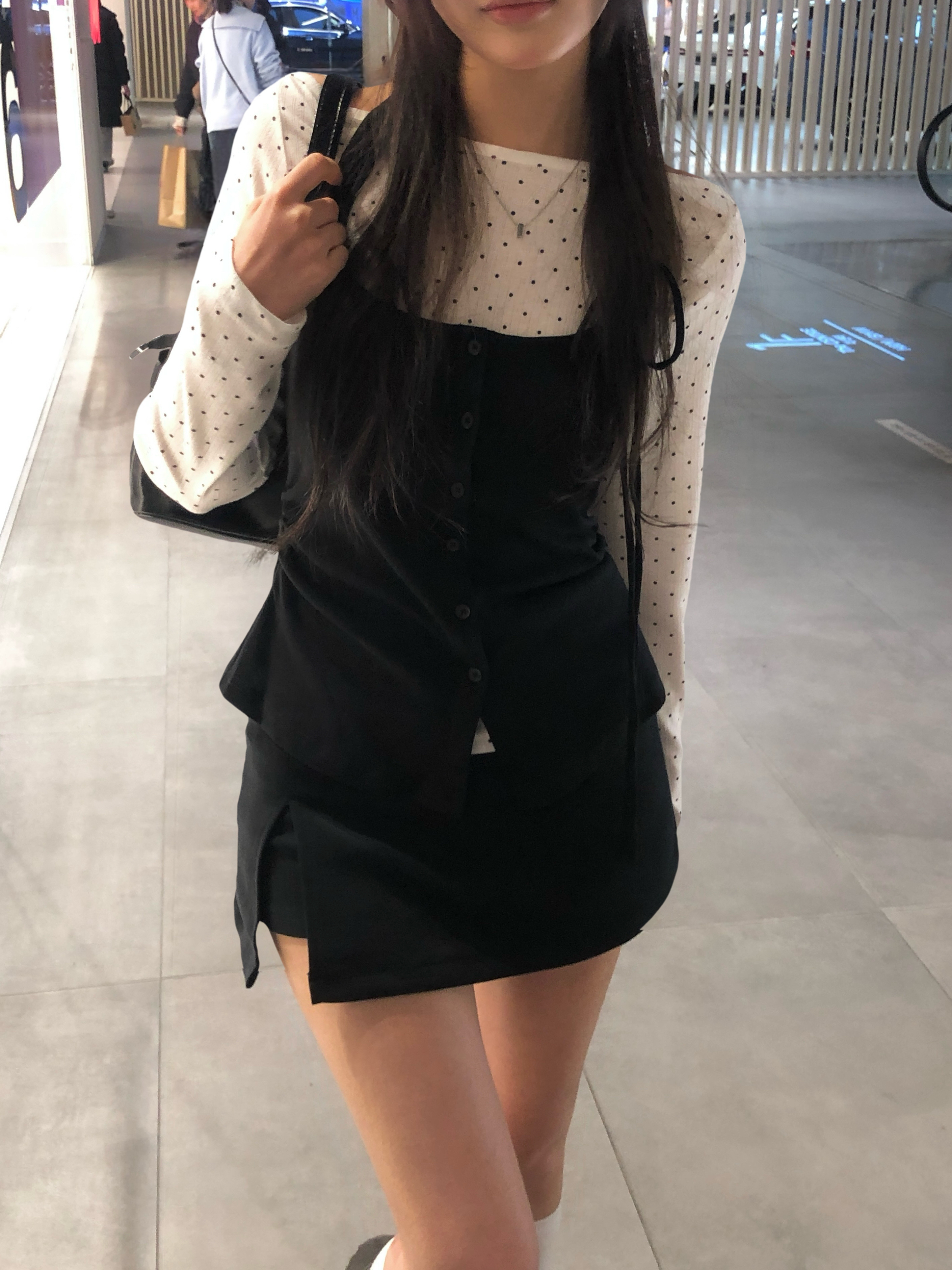 サイドスリットスウェットミニスカート