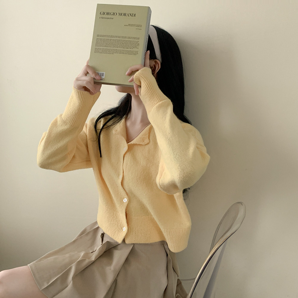 デイリーラウンドニットカーディガン (9color) | ファッション通販