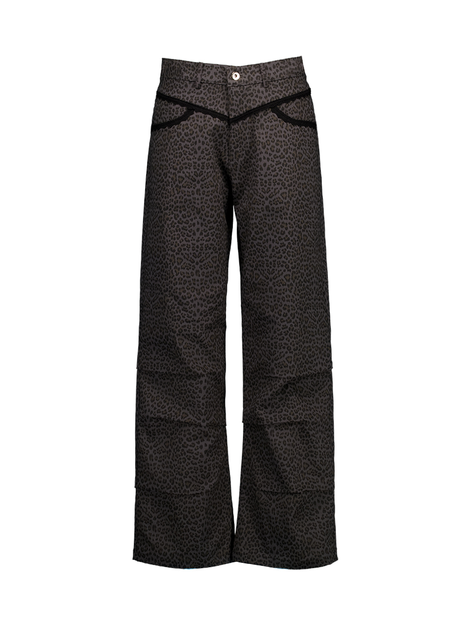 FLOWER SHIRRING PANTS / BLACK | ファッション通販サイト NUGU
