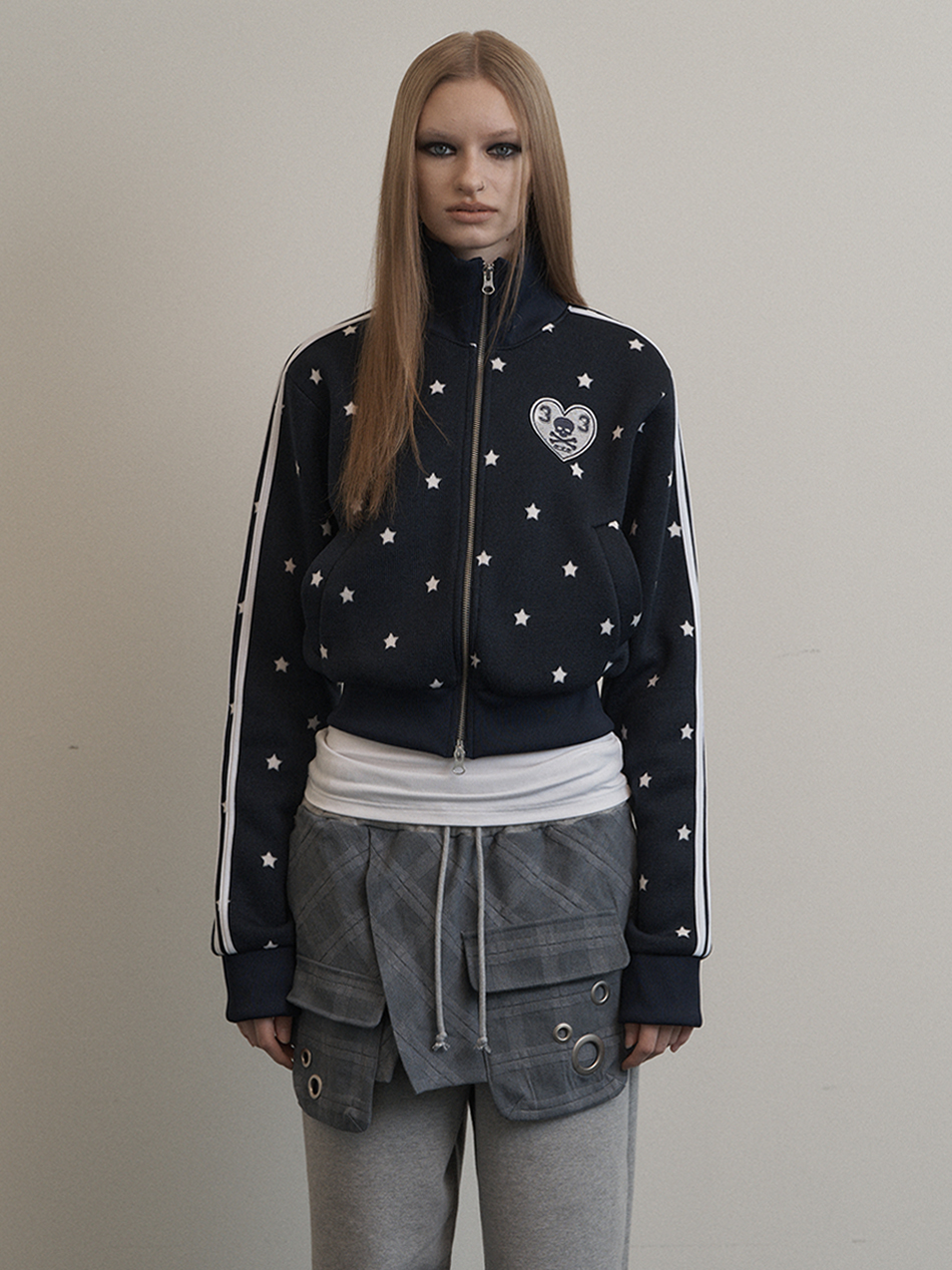 ジャケット・アウター STAR SPORTY ZIP-UP STAR SPORTY ZIP-UP WHITE - SETUP EXE | 60% - Asian Fashion