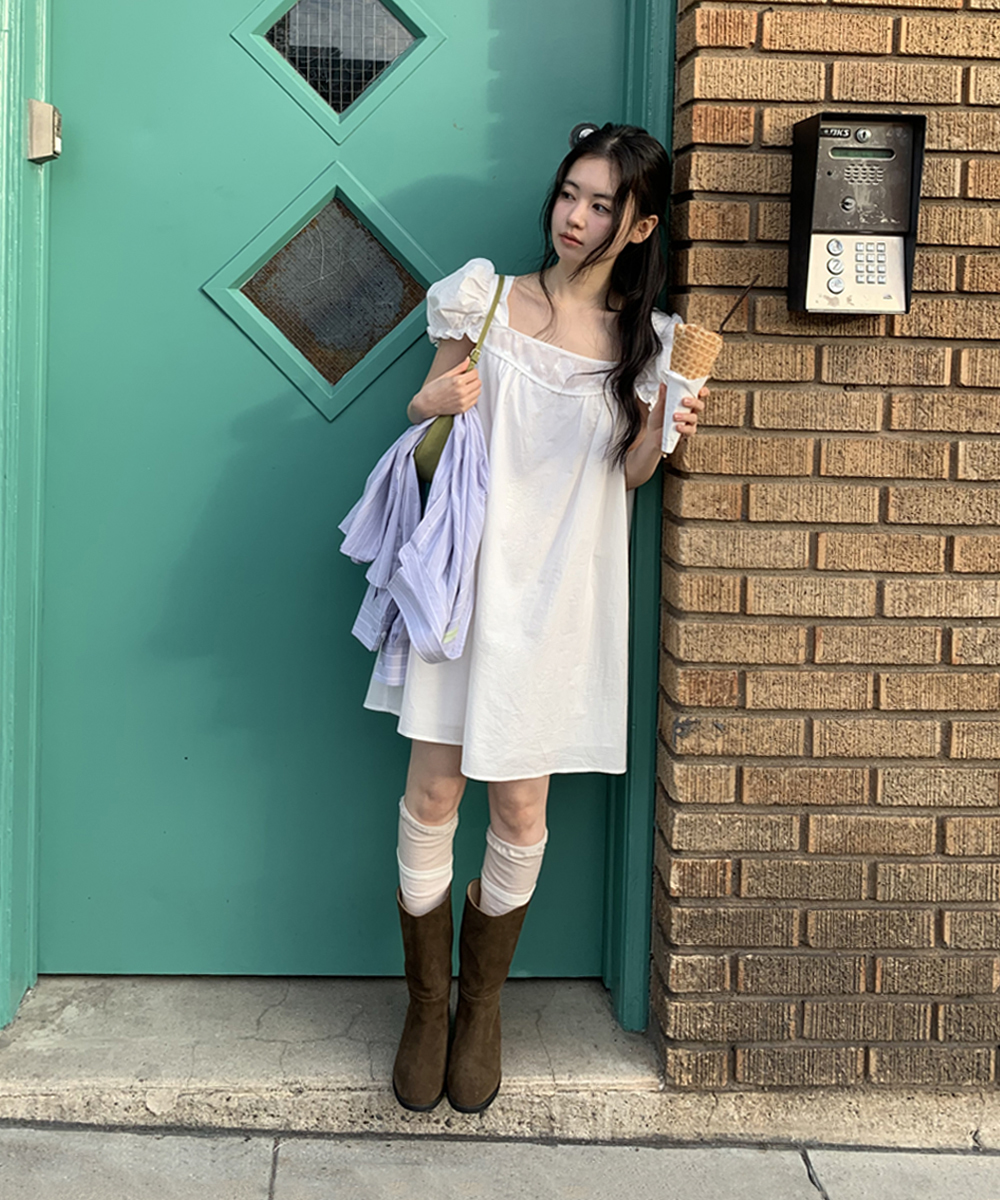 Ain mini dress_ivory