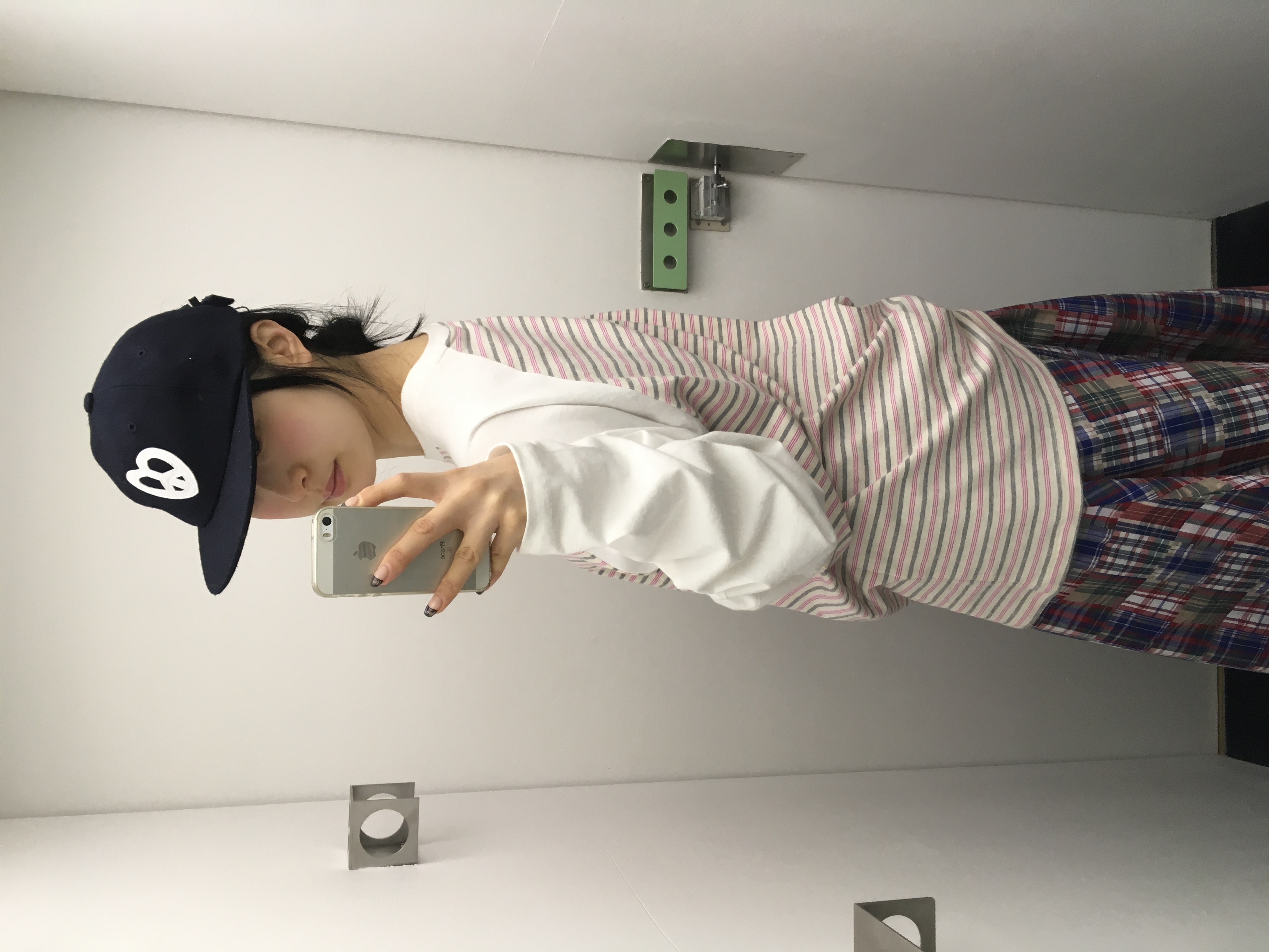 Mixed Fabric Boxy LST (Ivory)