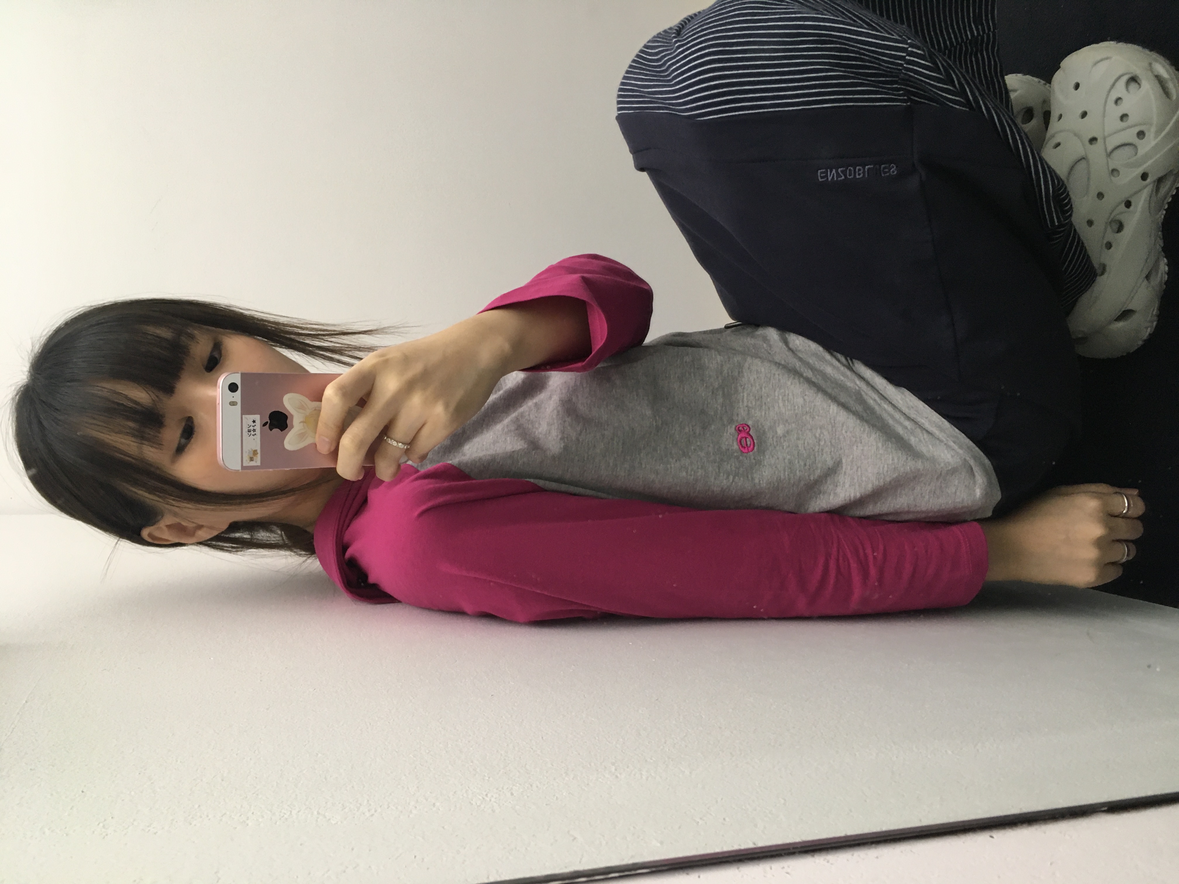 3/4 Sleeve Hooded Shirt (Grey)