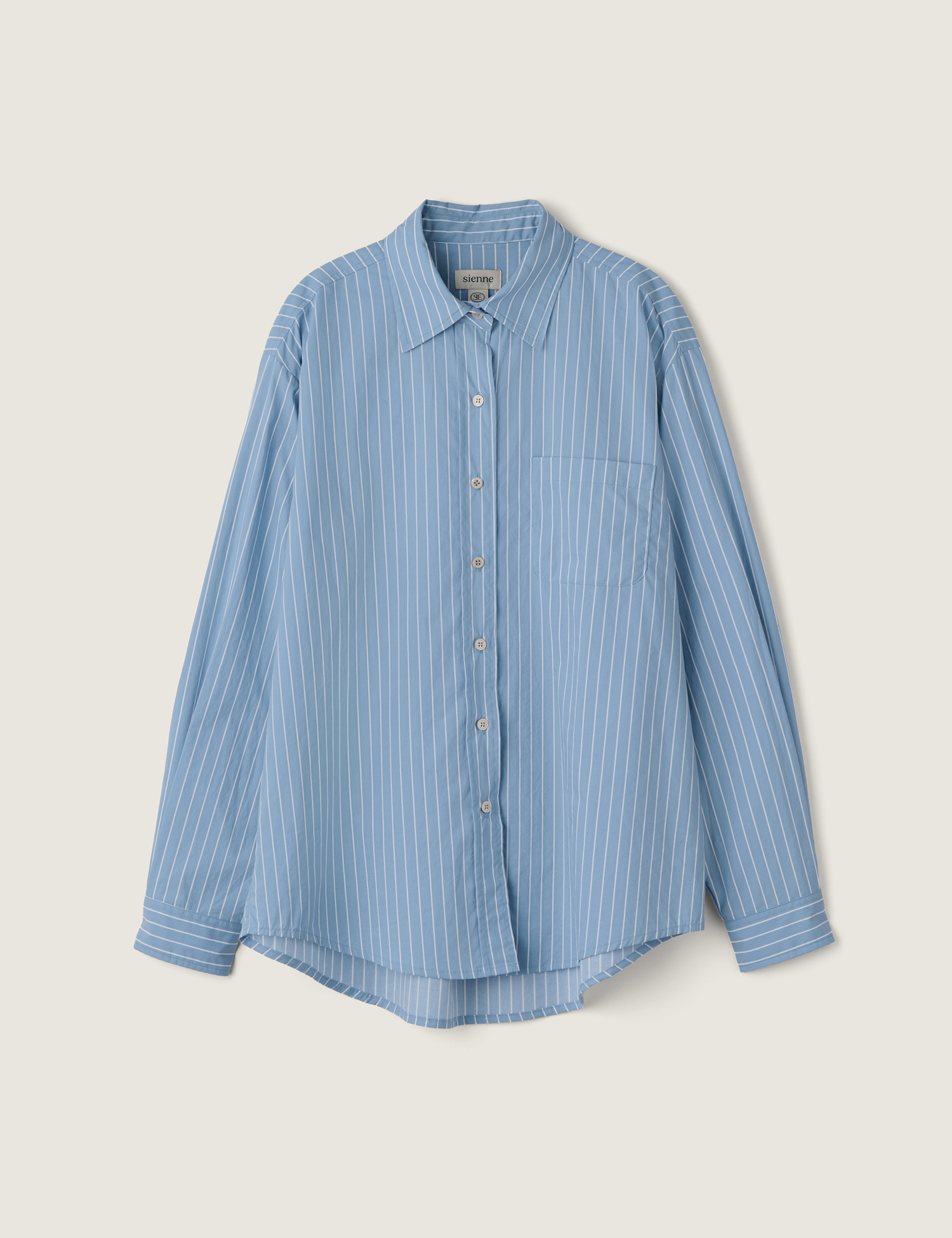Kelly Stripe Shirt (Sky Blue)