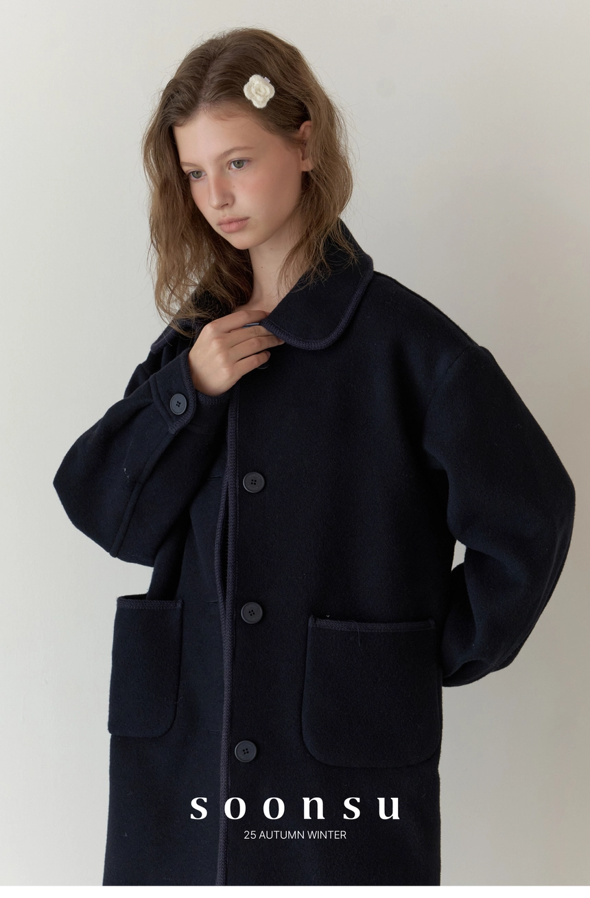 Knit Trim Coat (Navy).jpg