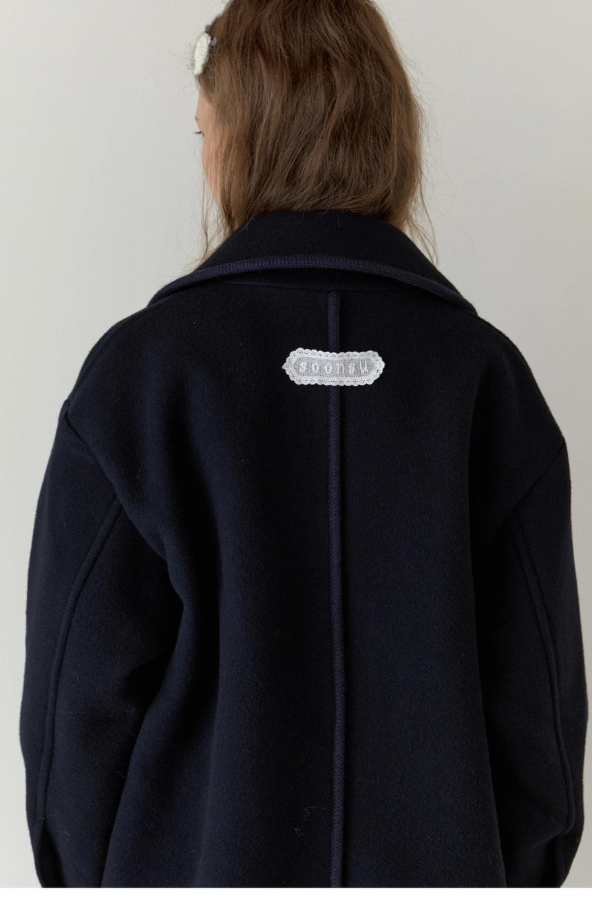 Knit Trim Coat (Navy)4.jpg