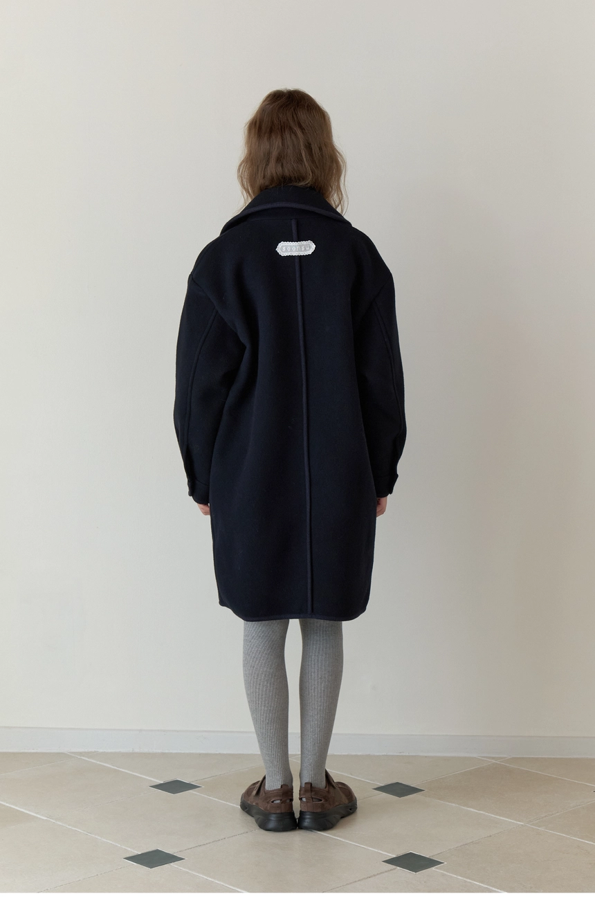 Knit Trim Coat (Navy)9.jpg