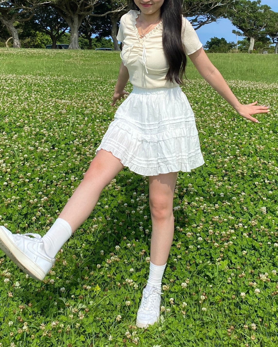 ギャザーフリル チュール ミニスカート | ファッション通販  