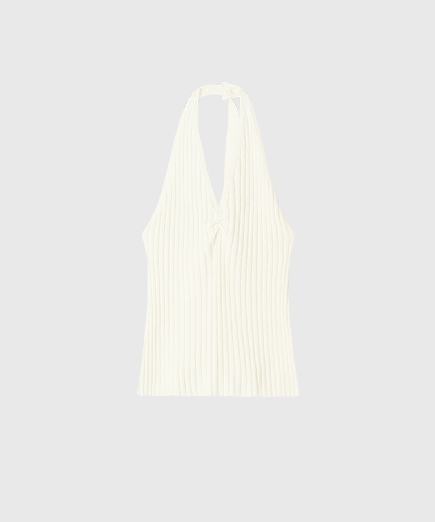 [LOOKAST]BELLA HALTER NECK KNIT TOP_3色 BELLA HALTER NECK KNIT TOP_IVORY | ファッション通販サイト NUGU