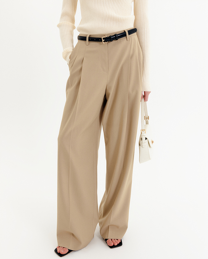 [LALAFOX] LYLON SKIRT LAYERED TRACK PANTS/追跡付 LYLON SKIRT LAYERED TRACK PANTS IVORY | ファッション通販