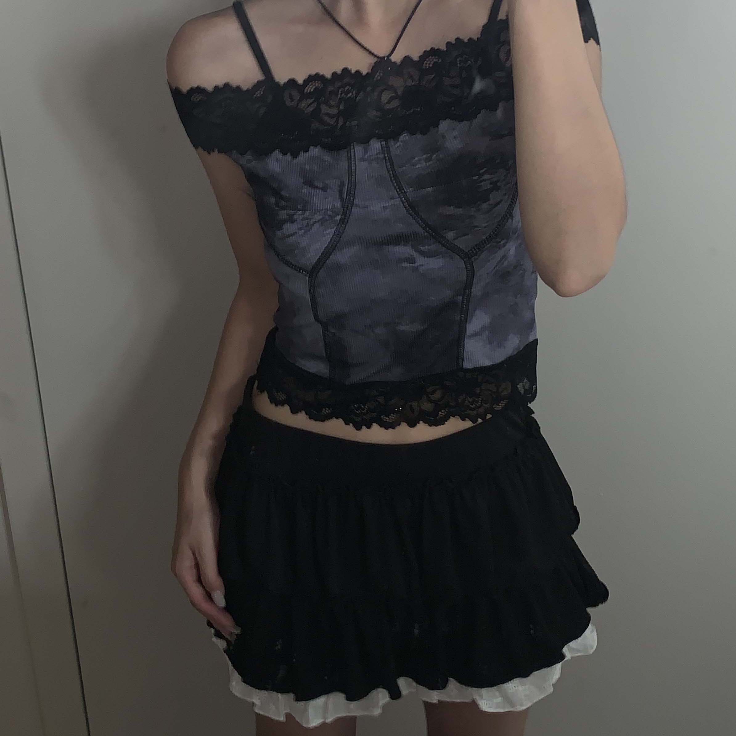 【ROCKCAKE】Lace Can Can Skirt pacoo305641cd2d_1708543306287_