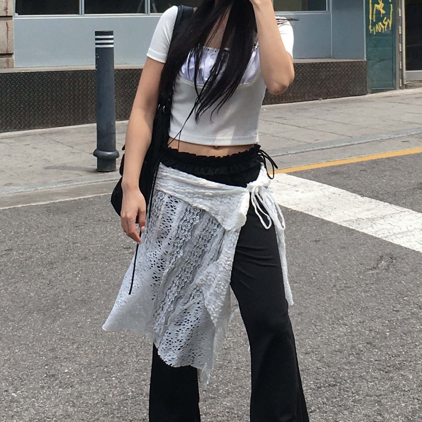 Lace wrap skirt | ファッション通販サイト NUGU