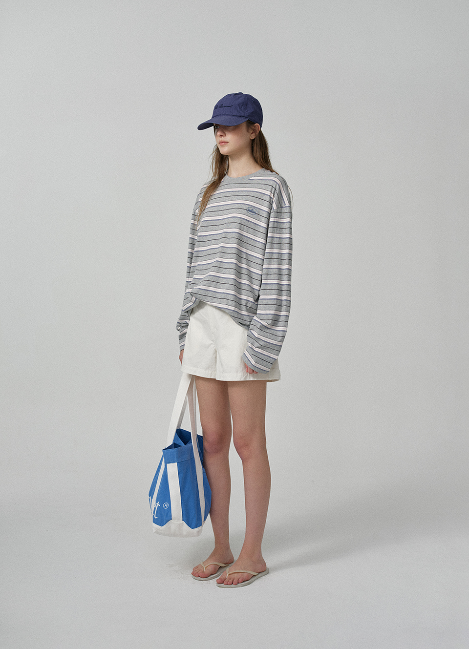 Noah Slim Layered Tee_Light Blue | ファッション通販サイト NUGU