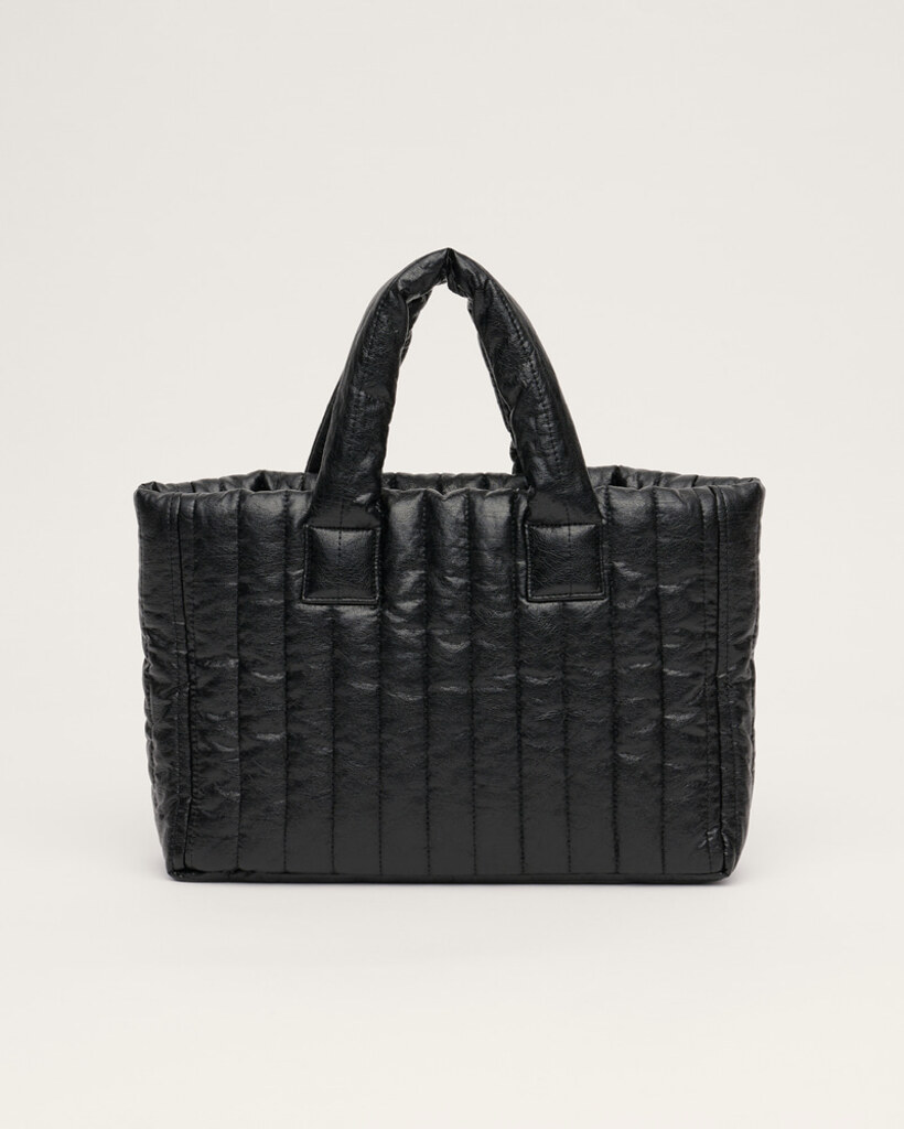 人気商品再入荷★完売間近【SIENNE】Leather Padding Bag Sienne Padding Bag (Silver) - sienne