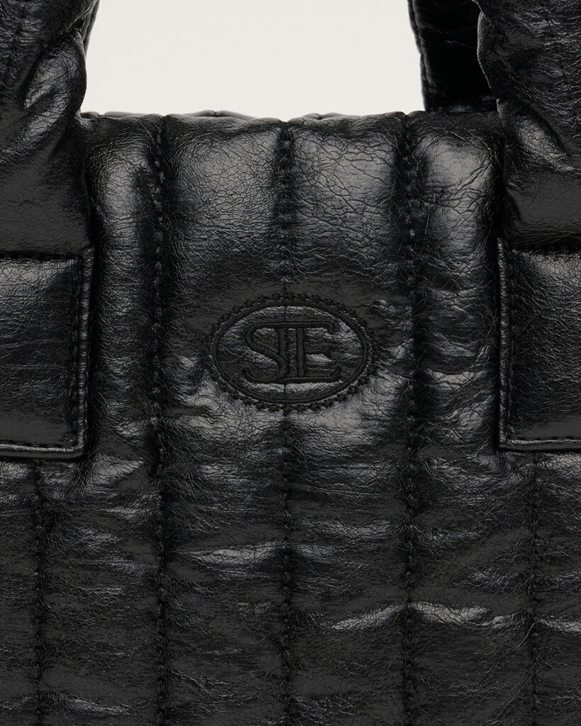 人気商品再入荷★完売間近【SIENNE】Leather Padding Bag Leather_Pdding_Bag_Black_4.jpg