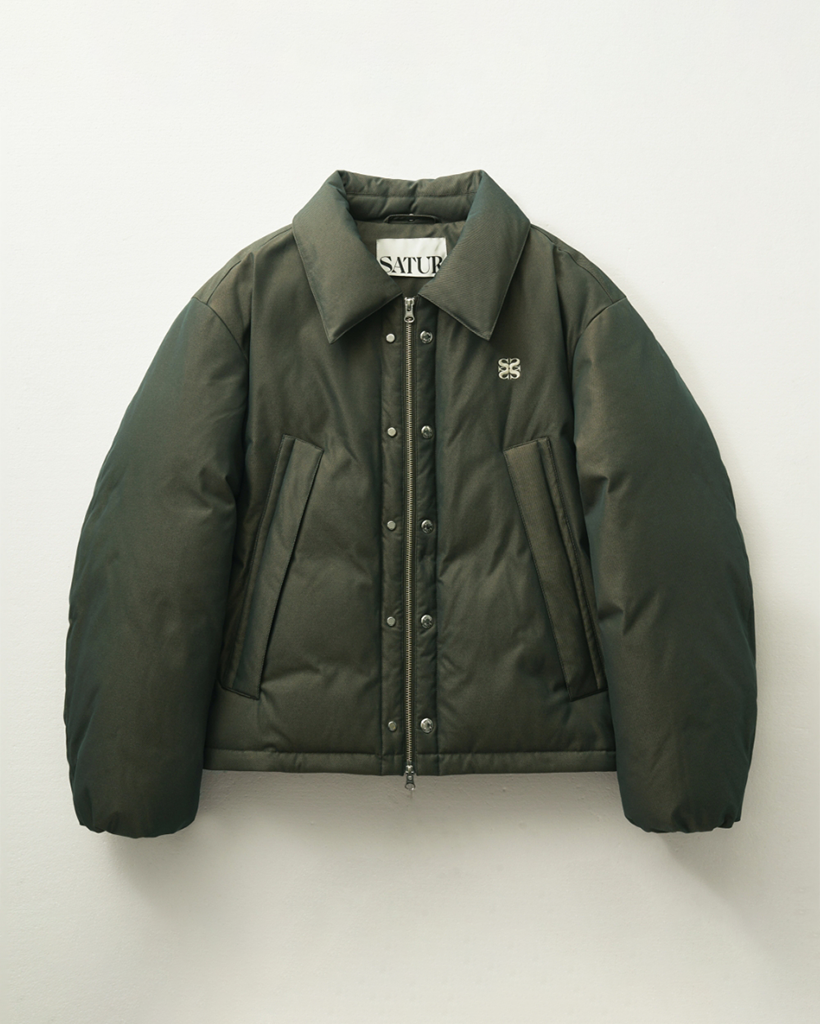 ★SATUR★Lecce Two Tone Duck Down Padding★ダッグダウン (男) Lecce Two Tone Duck Down Padding - Glitter Green Brown
