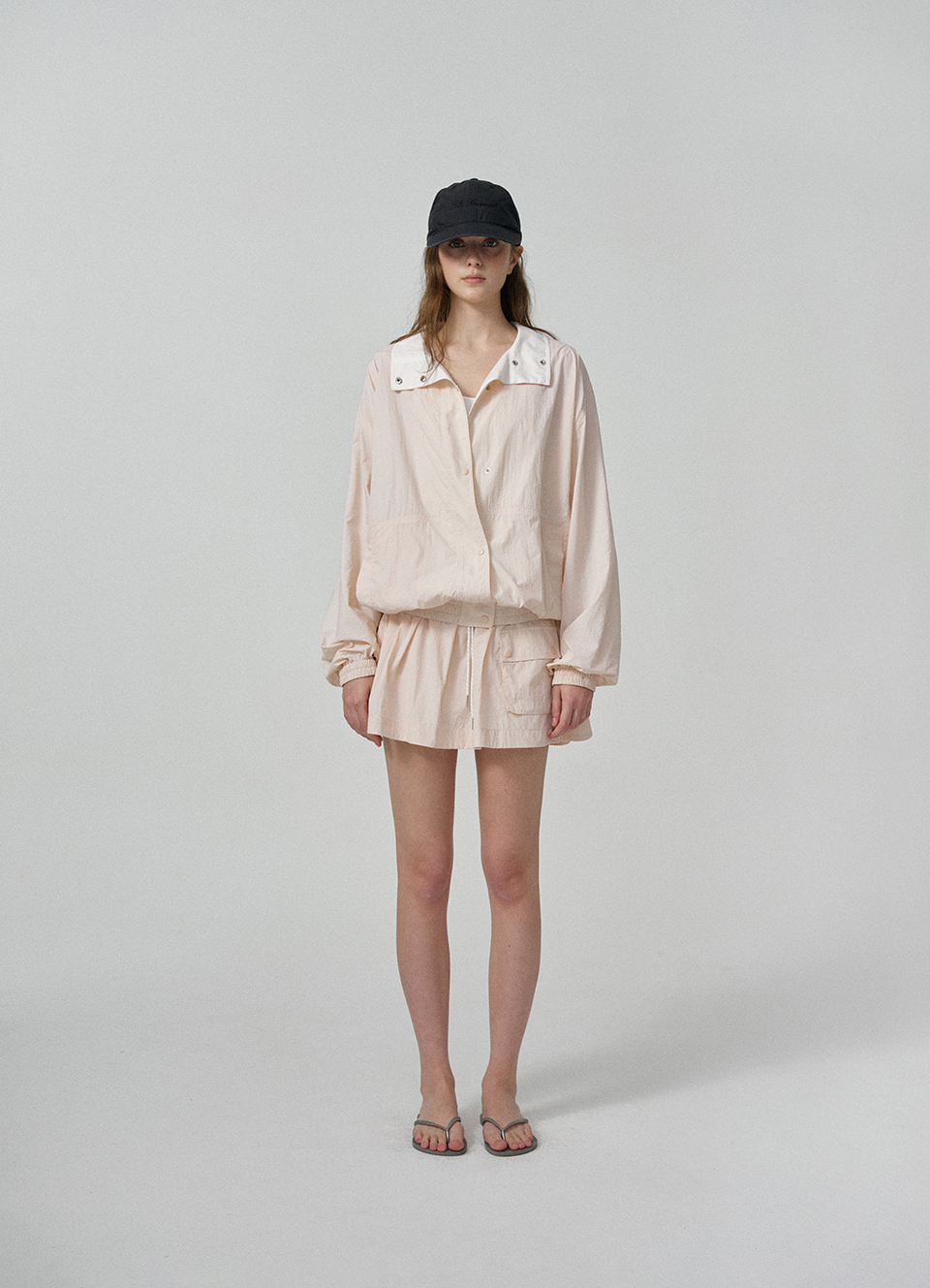 Leon Wind Set-Up Jacket_Pink