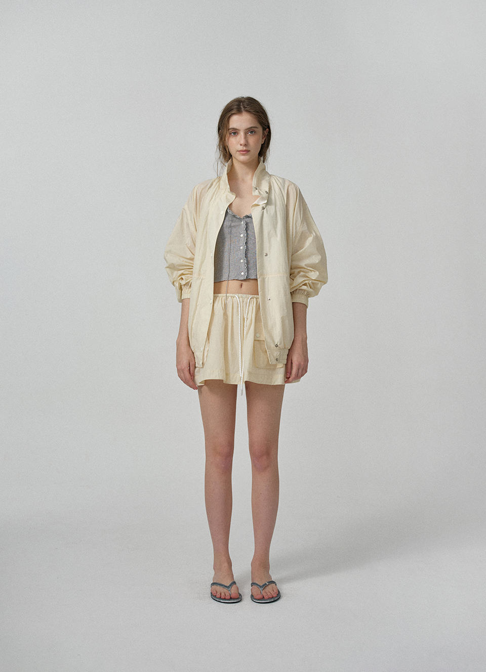 Leon Wind Set-Up Jacket_Yellow