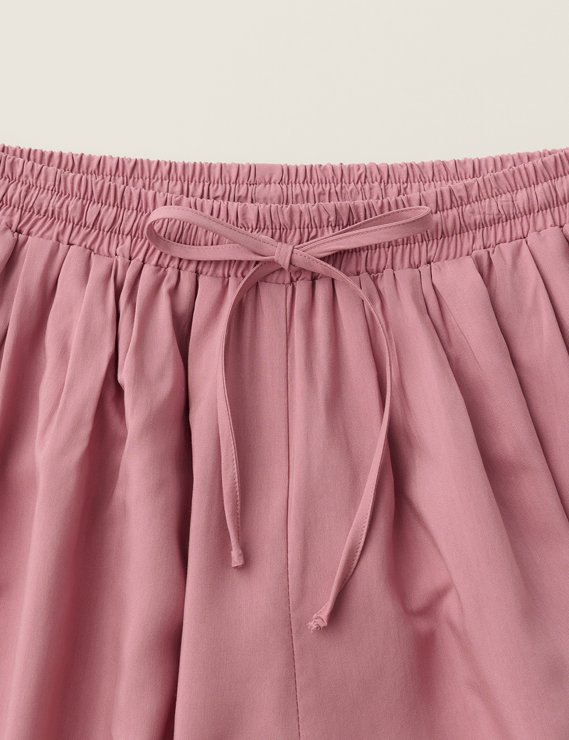 【SIENNE】 Lillian Shirring Pants / 追跡付 Lillian Shirring Pants (Pink) - sienne