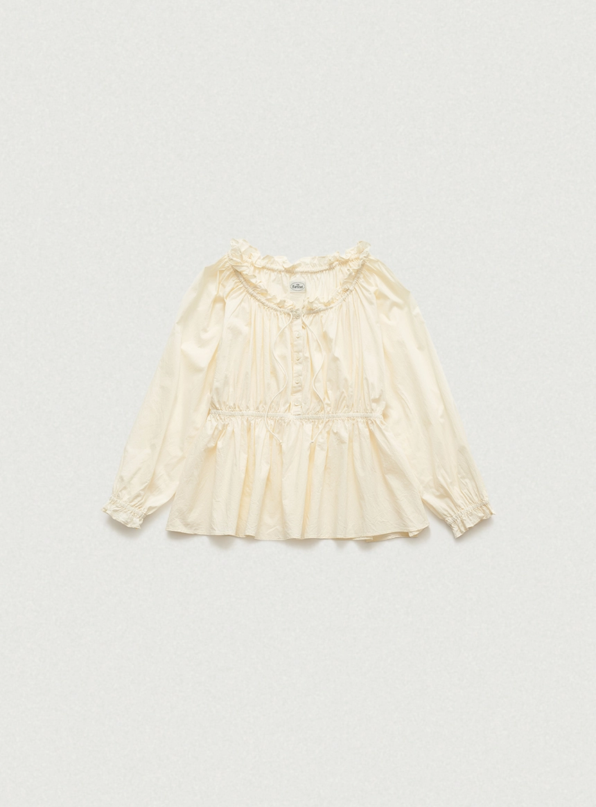 Liore Frill Button Blouse_Butter_01.jpg