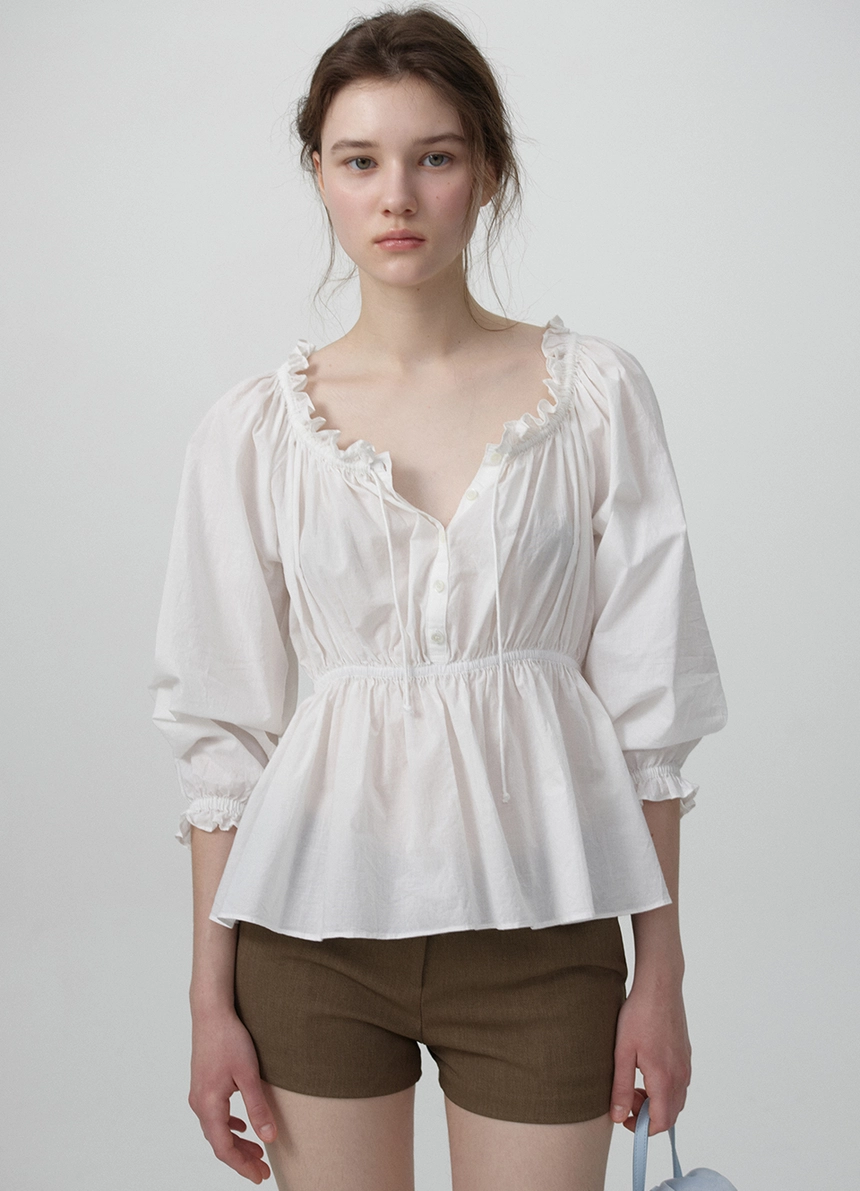 Liore Frill Button Blouse_Butter_13.jpg