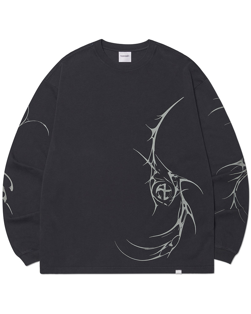Tシャツ・カットソー NOMANUAL S.G WASHED LONG SLEEVE TEE 5FT1004 NOMANUAL S.G WASHED LONG SLEEVE TEE 5FT1004 (NOMANUAL/T