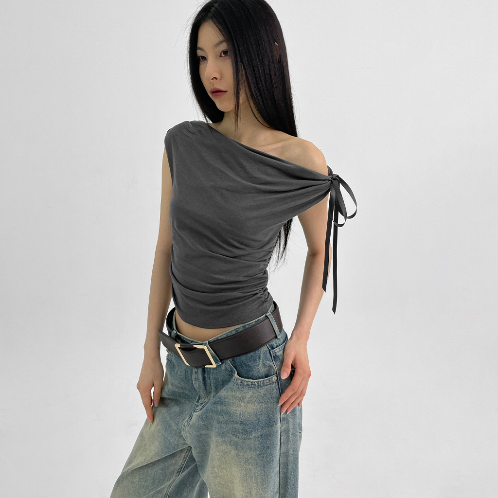 [original] ロメリーリボンノースリーブ