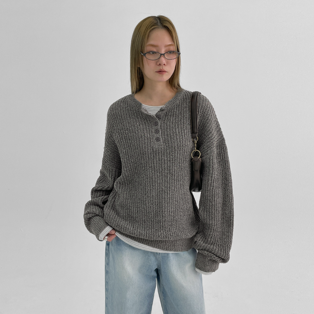 [original] カラプボカシボタンニット