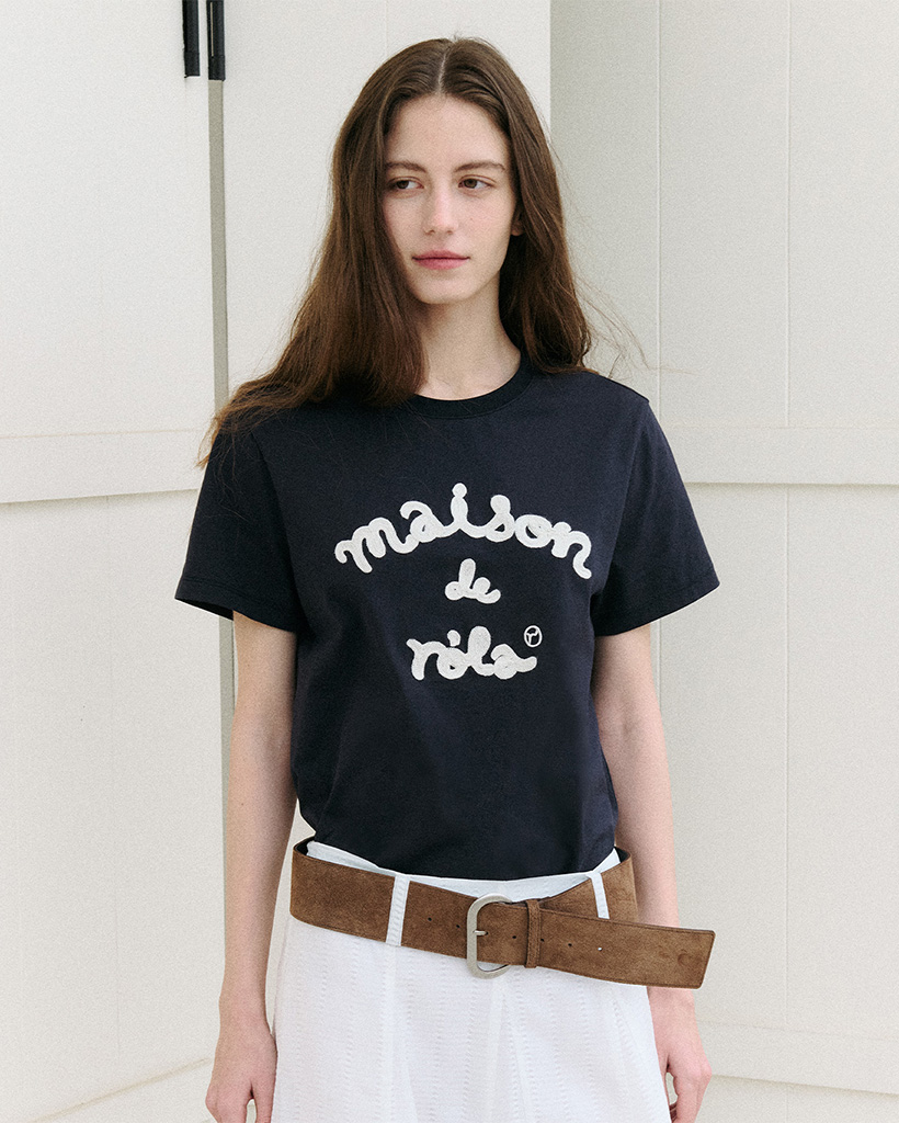 [rolarola] MAISON DE ROLA EMBROIDERY Tシャツ *韓国人気 20ae11839933e1573a45caea2ae800