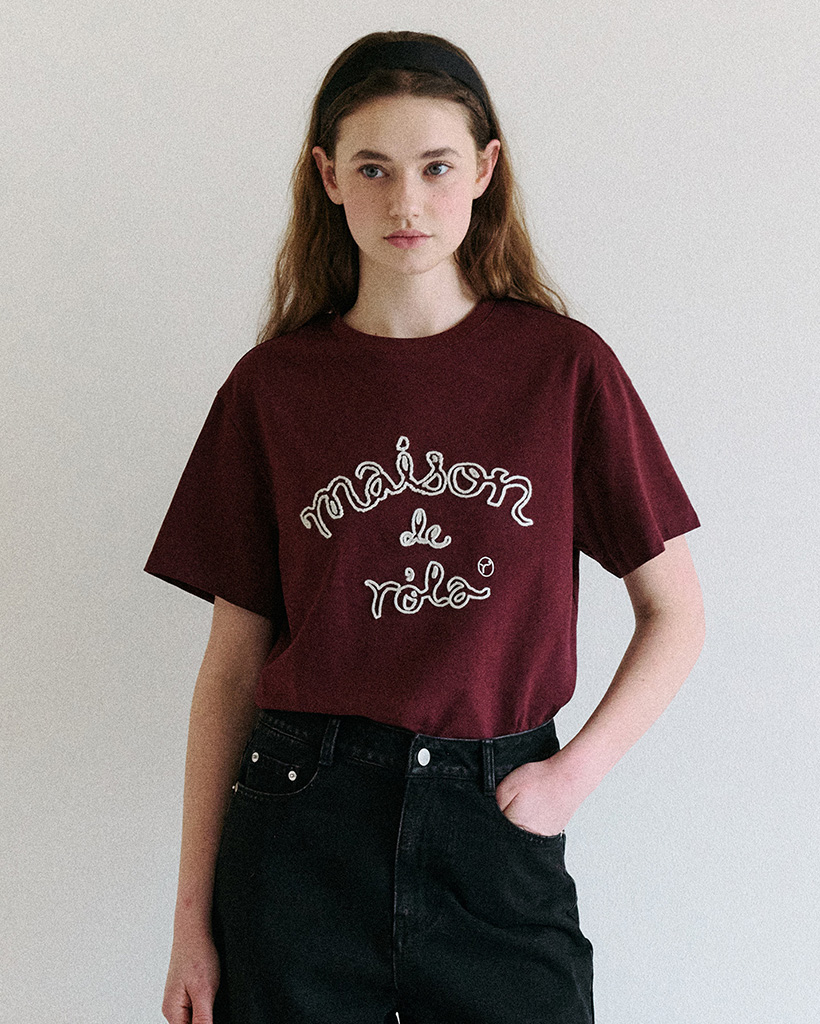 Tシャツ・カットソー ROLAROLA MAISON DE ROLA SMALL LOGO T-SHIRT 4BUK191 ROLAROLA MAISON DE ROLA SMALL LOGO T-SHIRT 4BUK191 (rolarola
