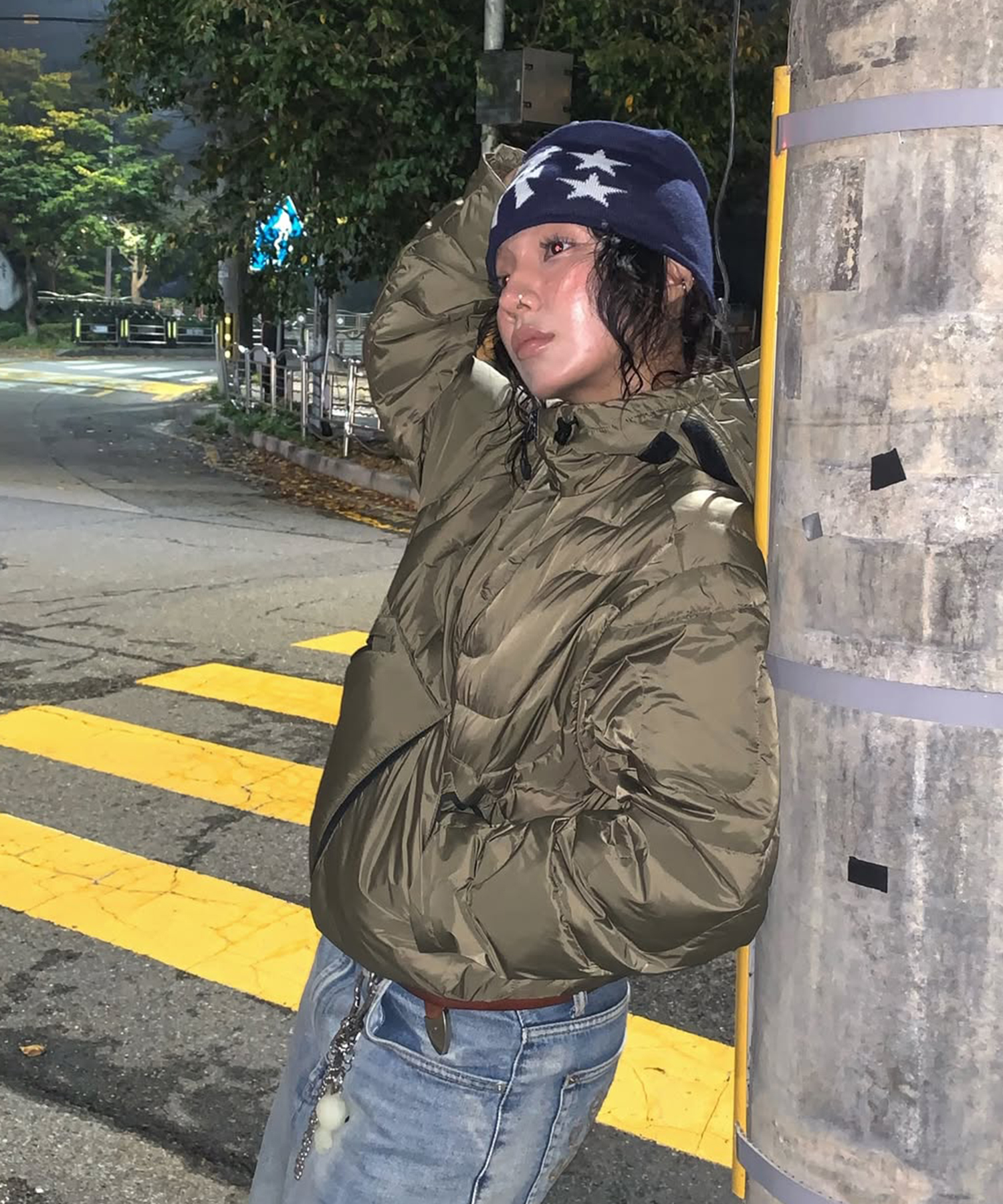 Influencer pick] MFスターロゴジャカードビーニー【ネイビー