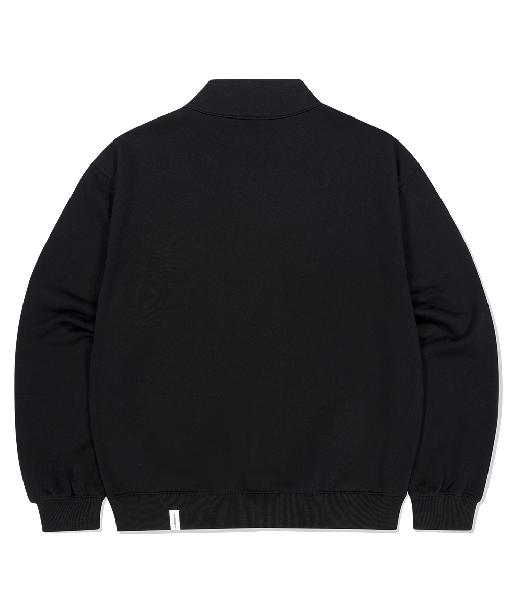 [MAHAGRID] SCRIPT LOGO HALF ZIP UP/追跡付 SCRIPT LOGO HALF ZIP UP [BLACK] | ファッション通販サイト NUGU