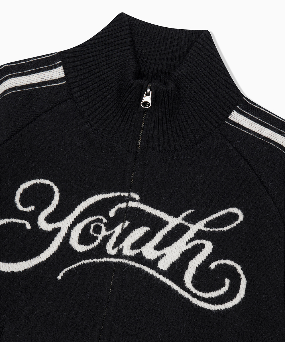 YOUTH ZIP UP CARDIGAN[BLACK] | ファッション通販サイト NUGU
