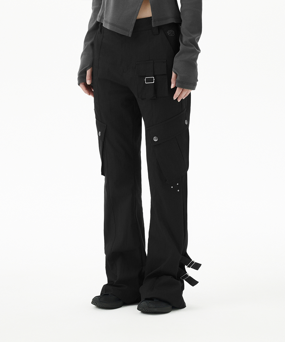 UTILITY CARGO Flare Pant[Black]
