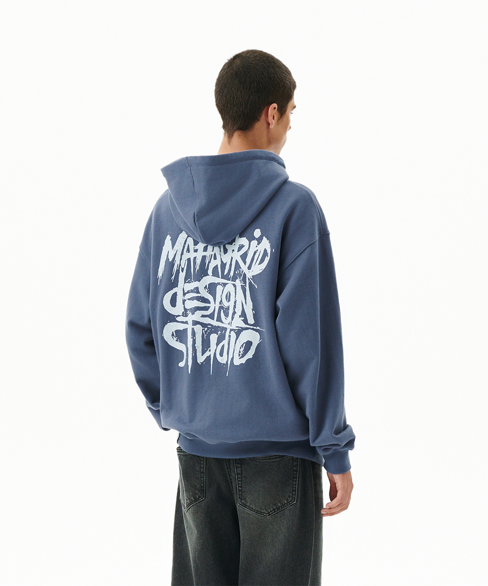 SLASH LOGO HOODIE[NAVY] | ファッション通販サイト NUGU